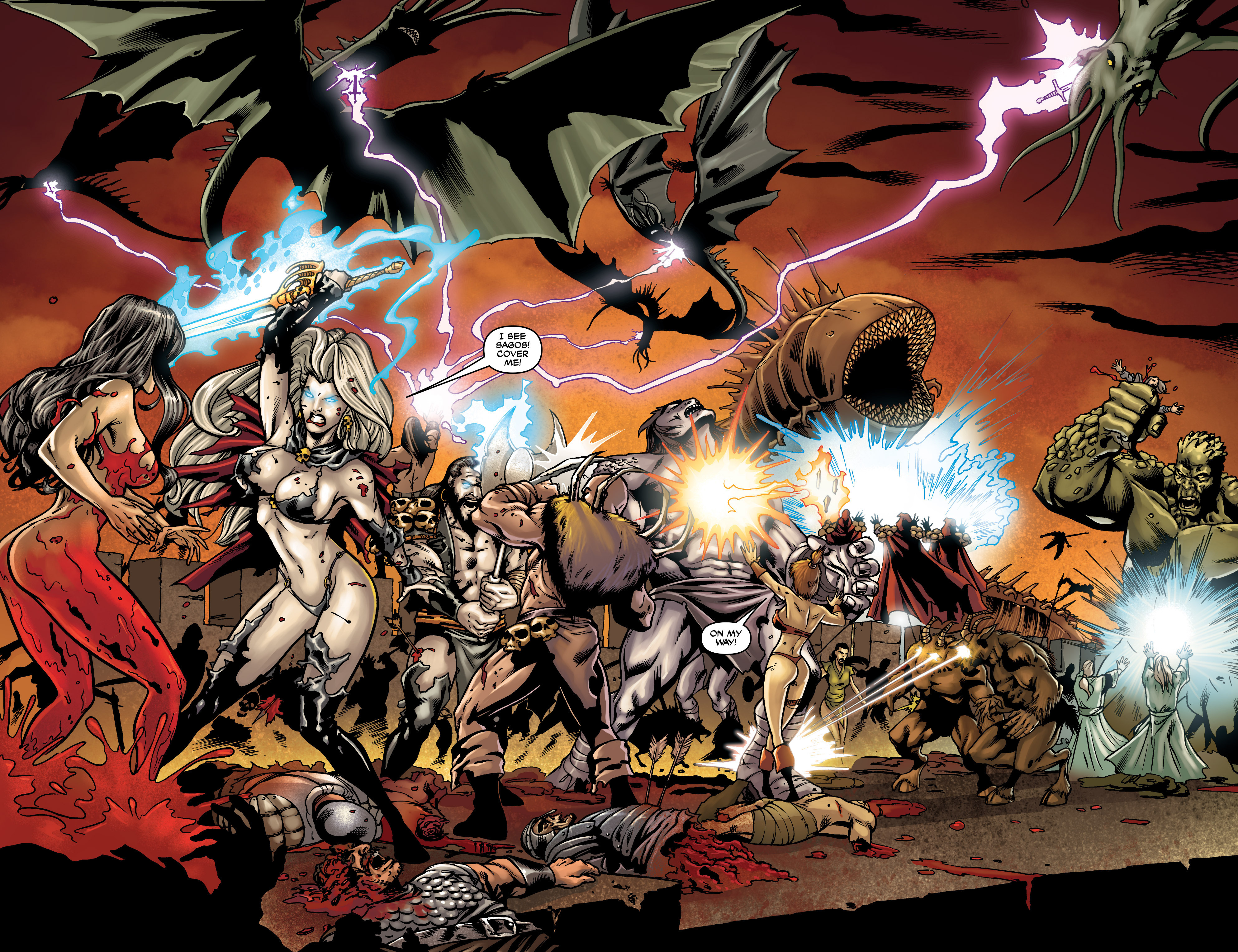 Read online Lady Death Origins comic -  Issue #16 - 6