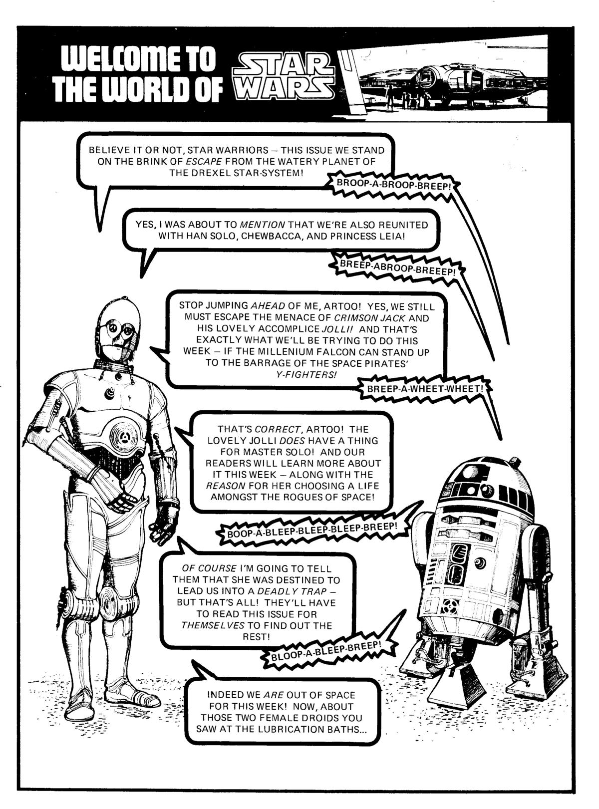 Read online Star Wars Weekly comic -  Issue #29 - 2