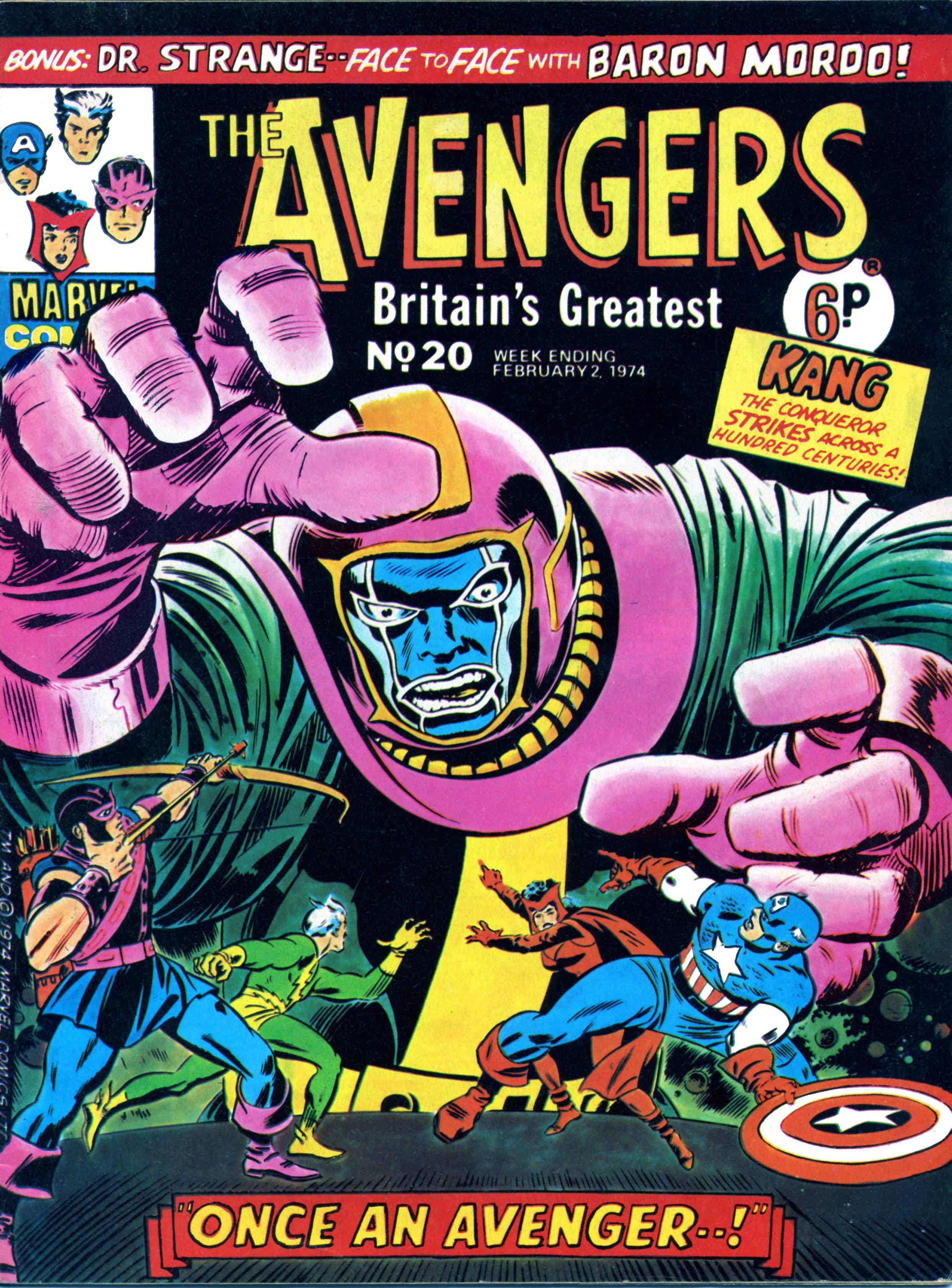 Read online The Avengers (1973) comic -  Issue #20 - 1