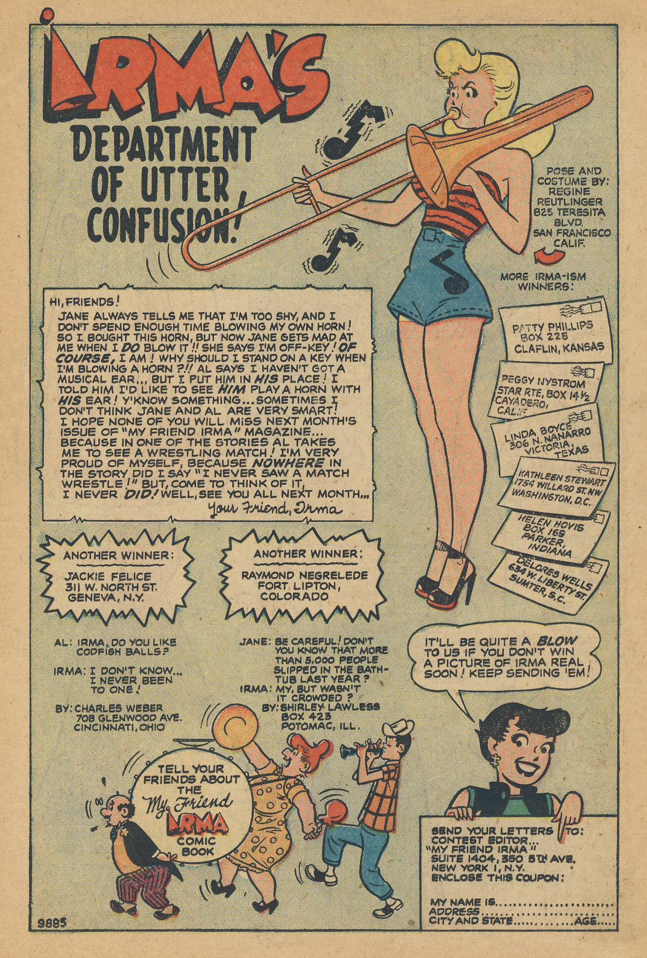 Read online My Friend Irma comic -  Issue #19 - 15