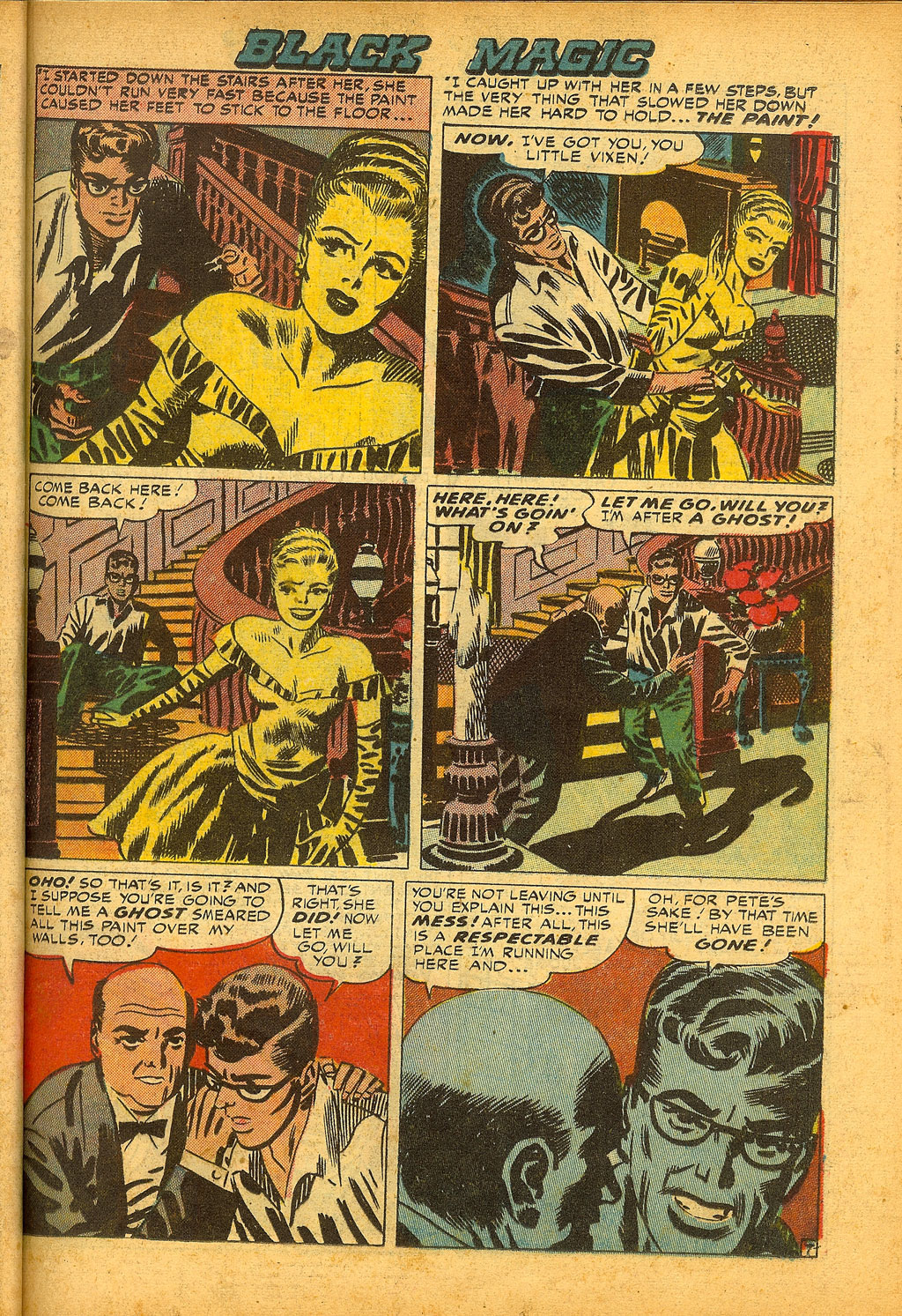 Read online Black Magic (1950) comic -  Issue #7 - 15