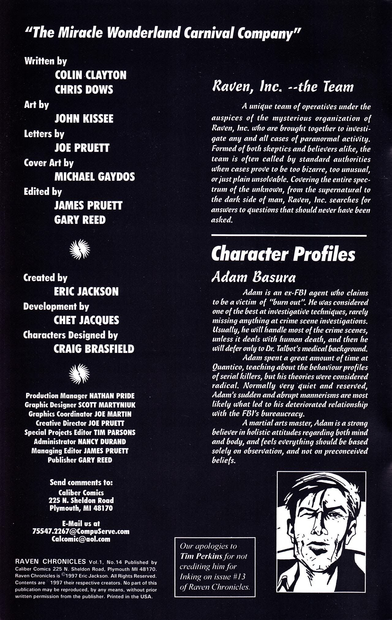 Read online Raven Chronicles comic -  Issue #14 - 2