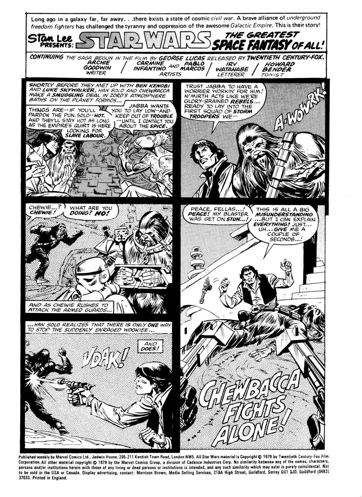 Read online Star Wars Weekly comic -  Issue #95 - 2