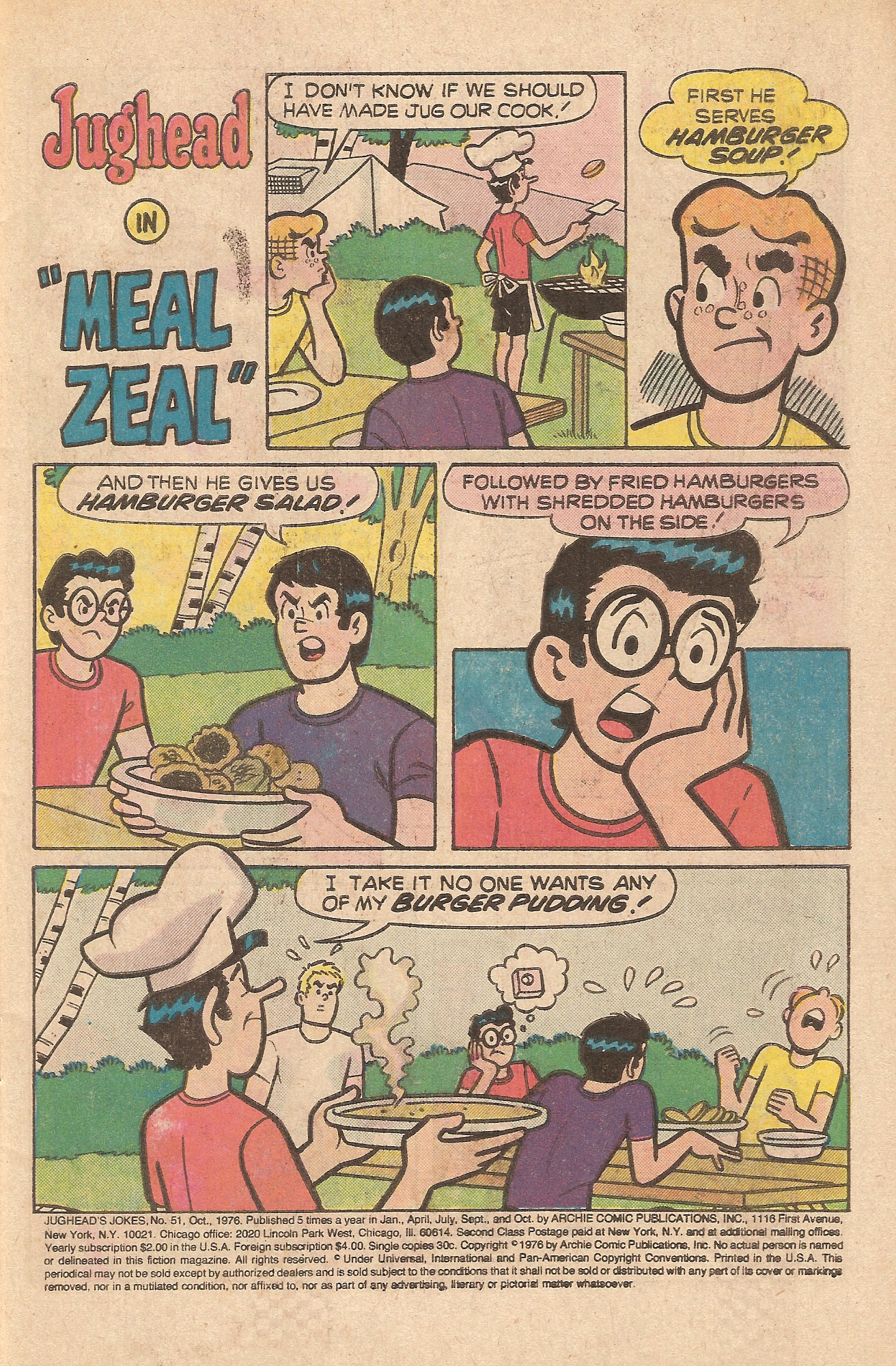 Read online Jughead's Jokes comic -  Issue #51 - 3