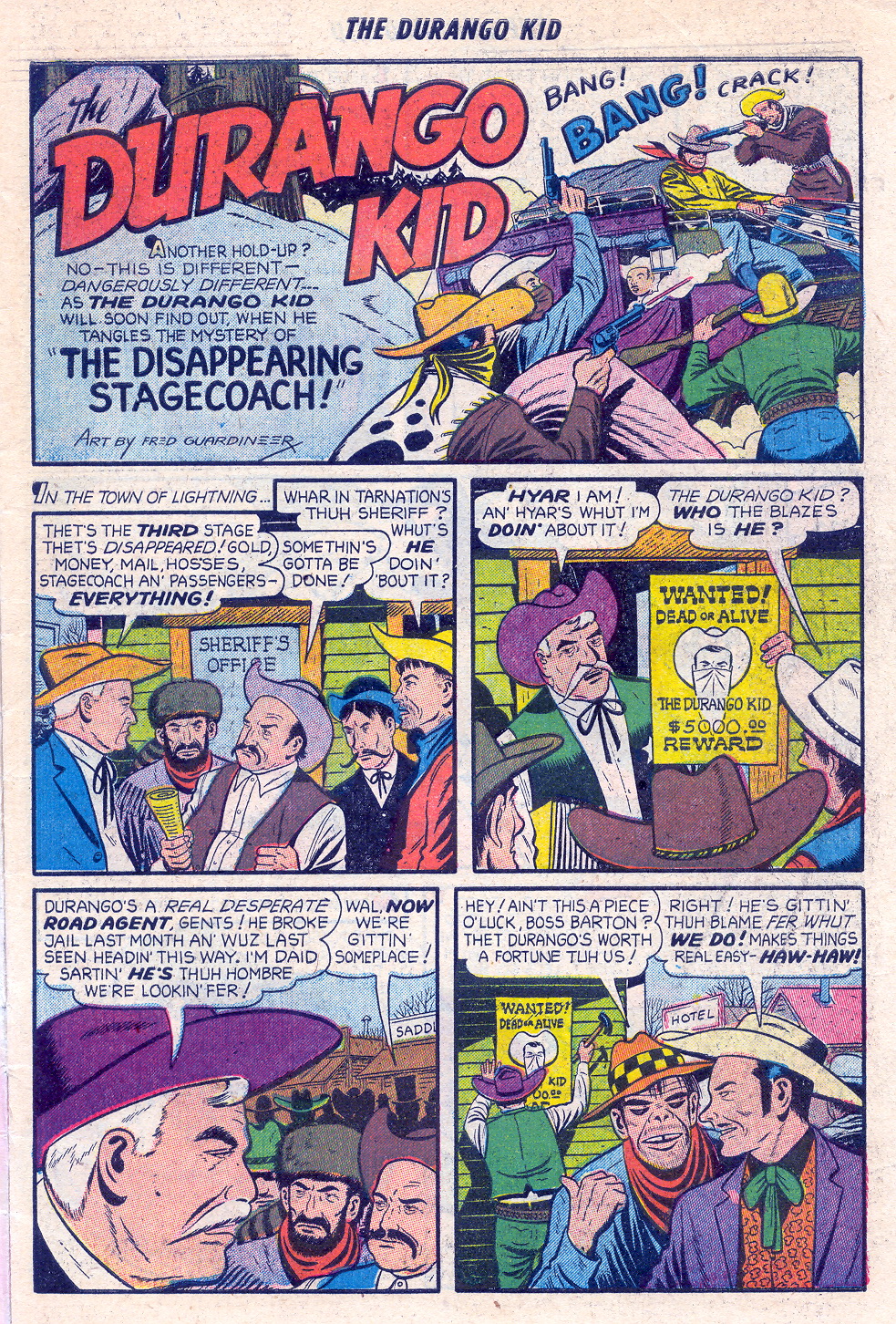 Read online Charles Starrett as The Durango Kid comic -  Issue #25 - 3