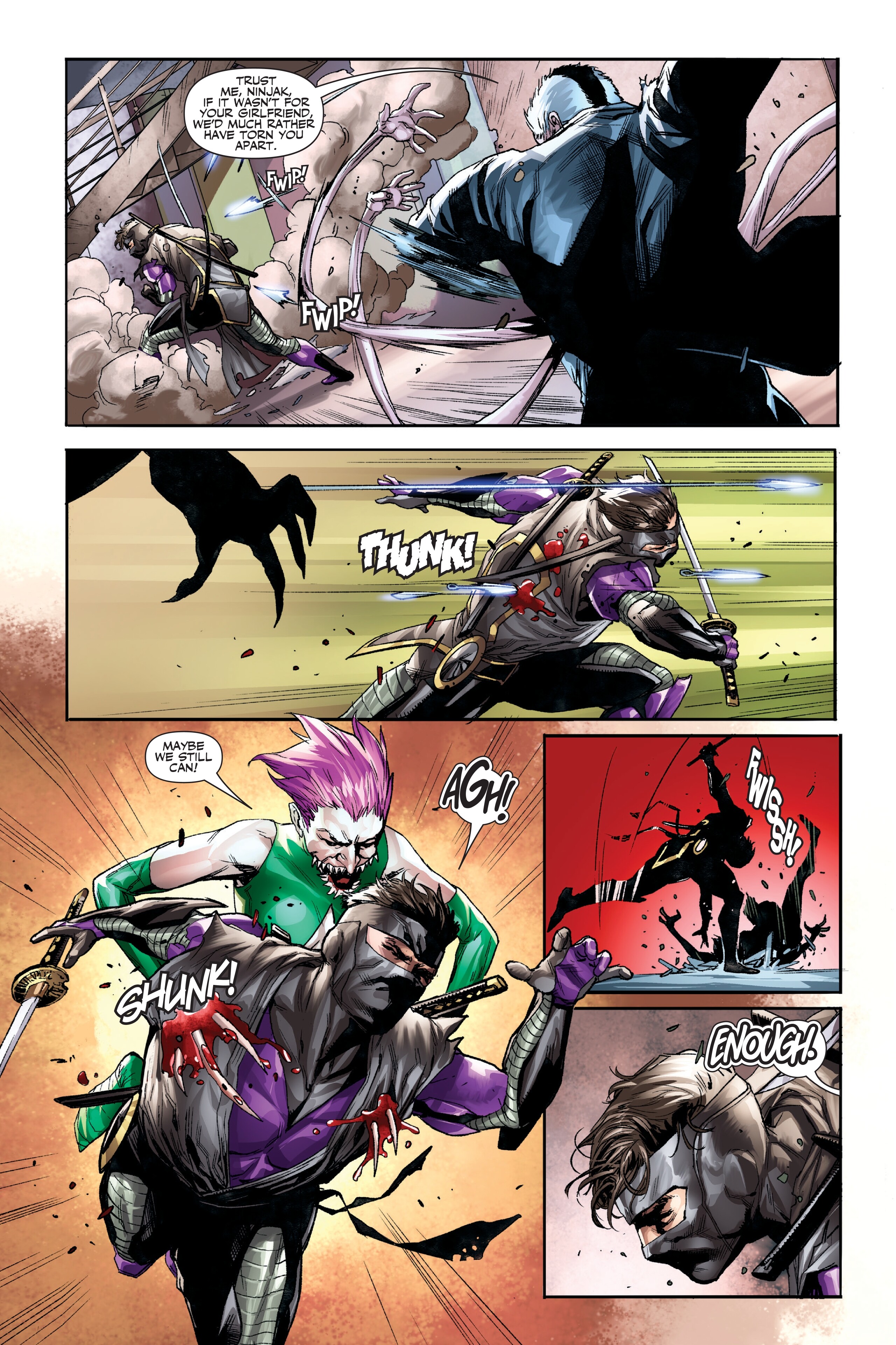 Read online Ninjak (2015) comic -  Issue # _Deluxe Edition 2 (Part 4) - 12