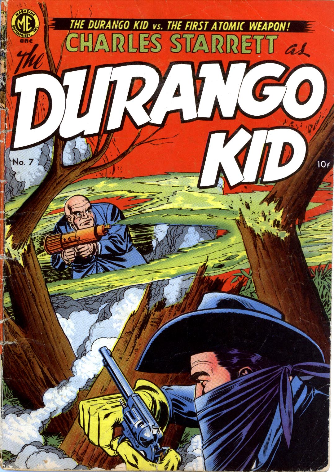 Read online Charles Starrett as The Durango Kid comic -  Issue #7 - 1