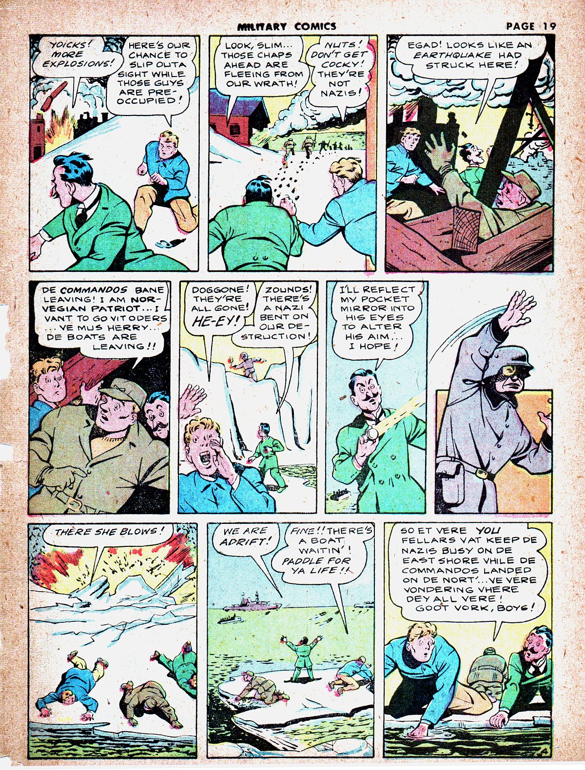 Read online Military Comics comic -  Issue #19 - 22