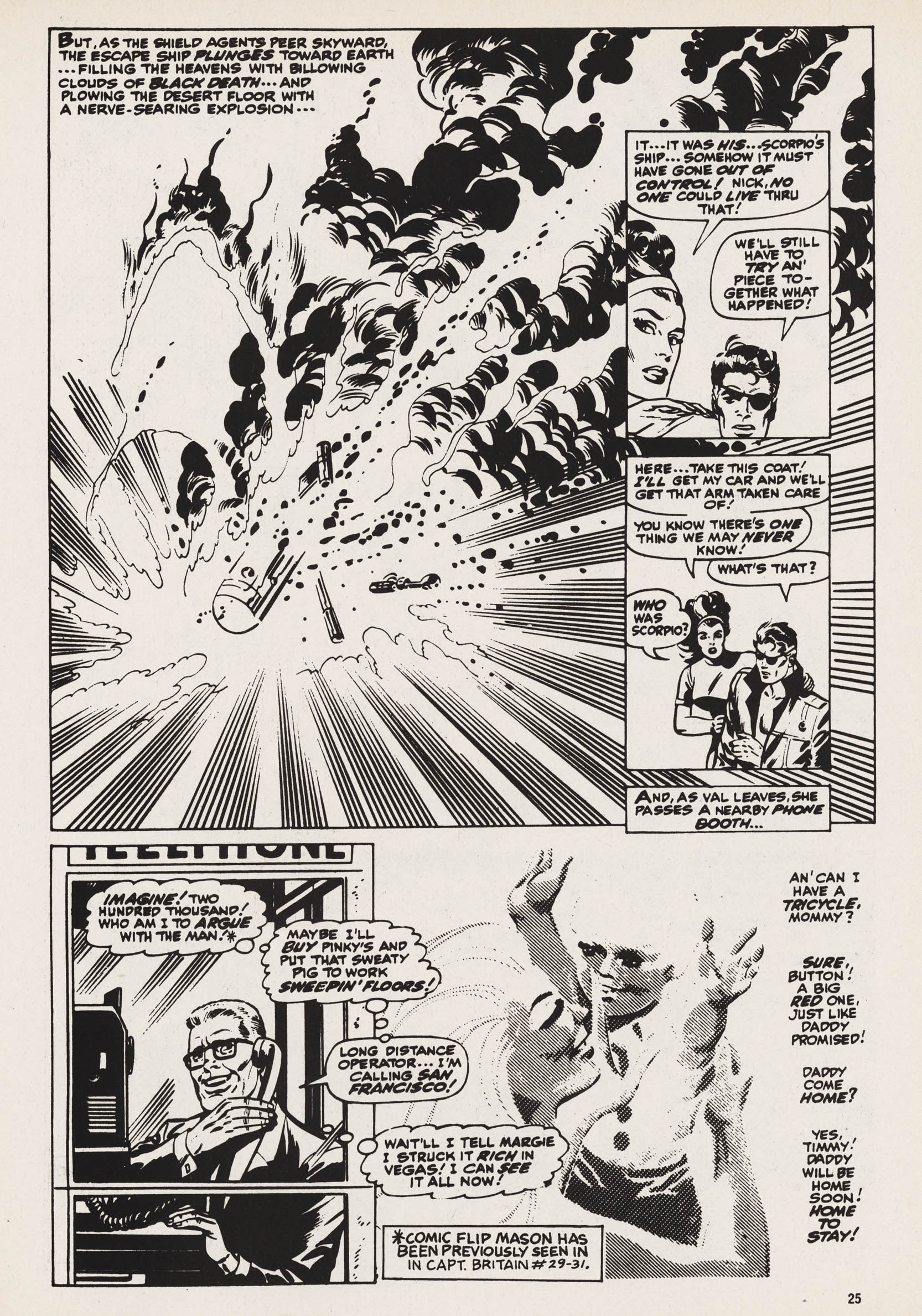 Read online Captain Britain (1976) comic -  Issue #31 - 25