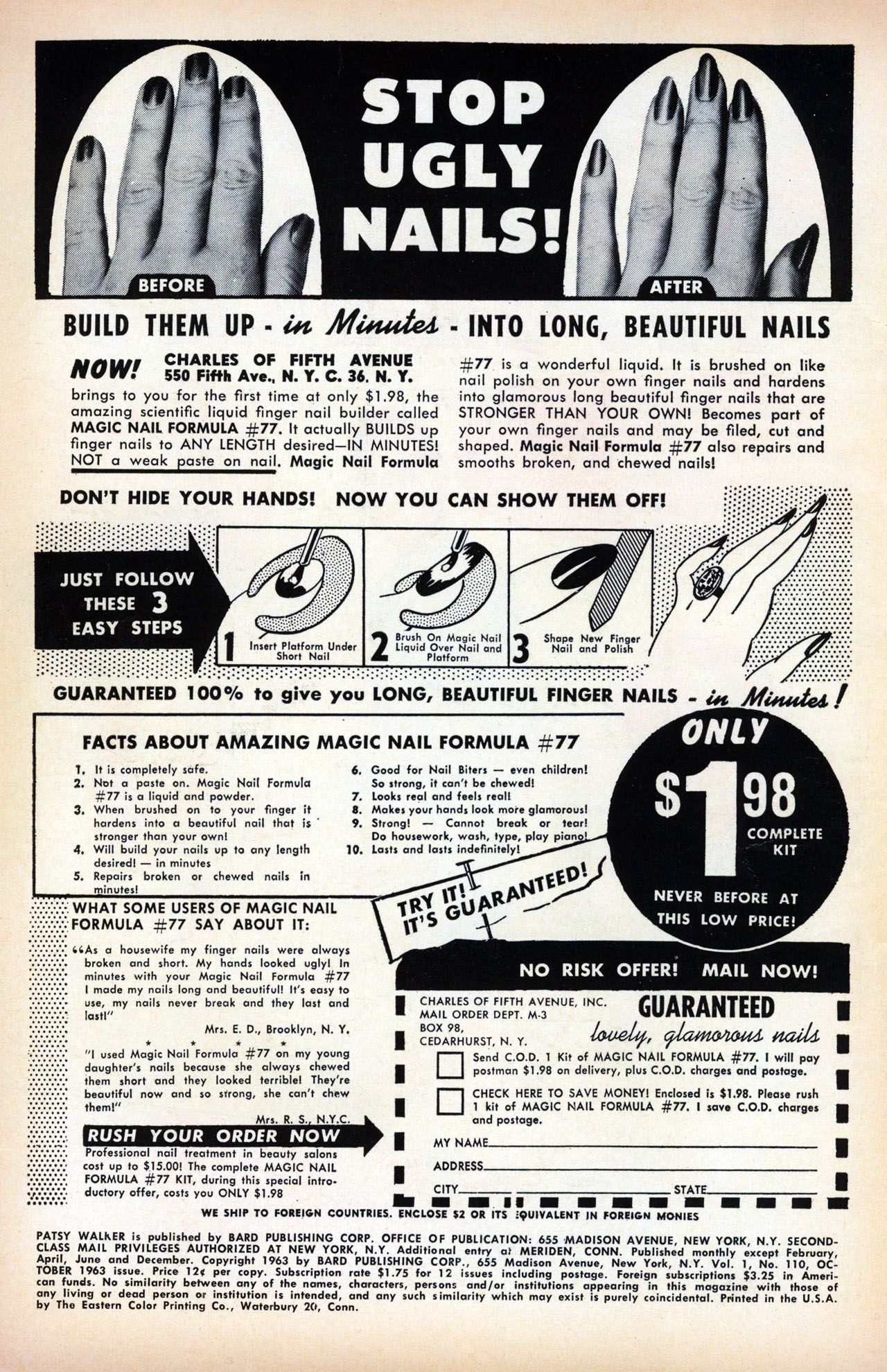 Read online Patsy Walker comic -  Issue #110 - 2