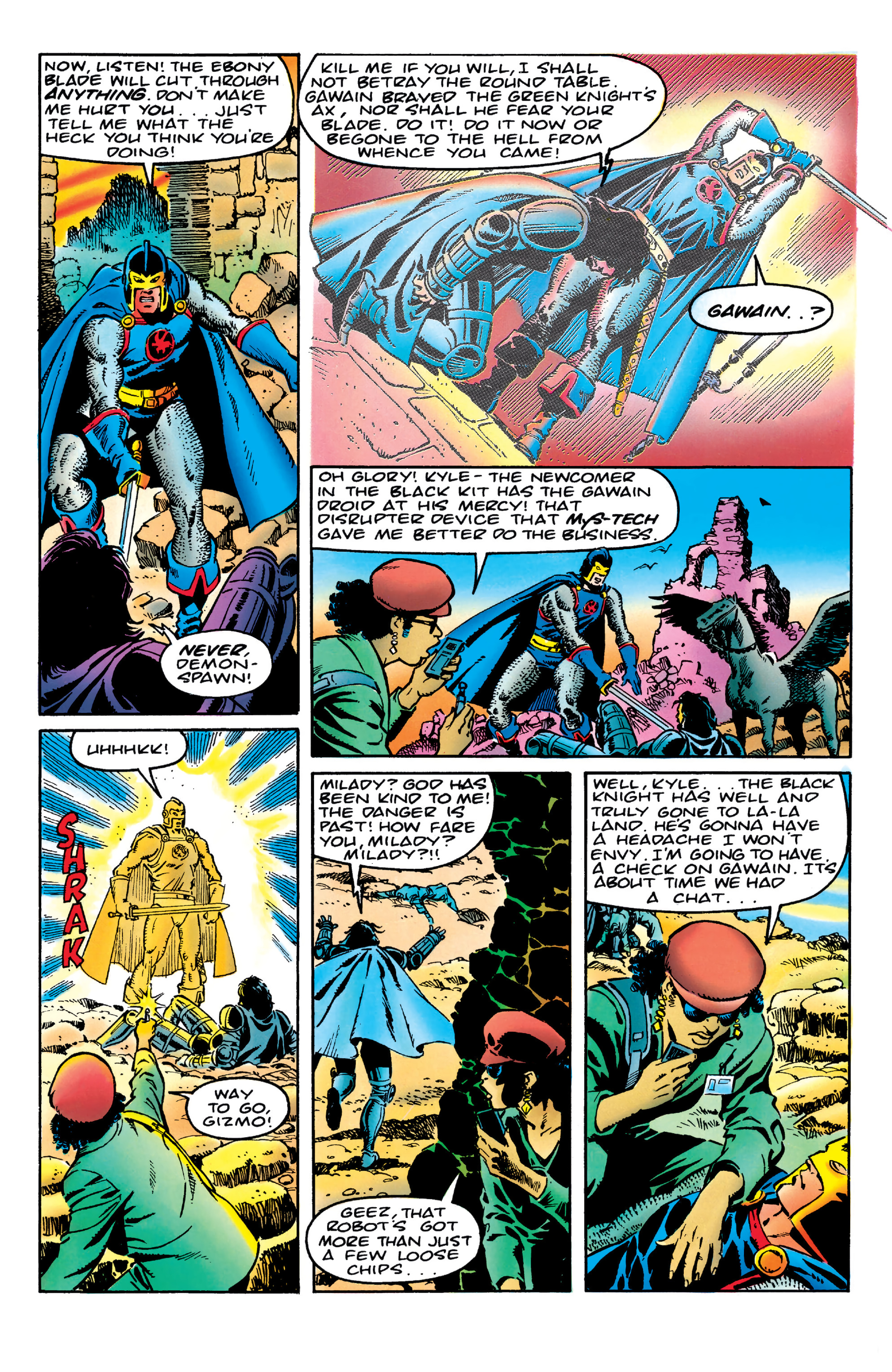 Read online Knights of Pendragon Omnibus comic -  Issue # TPB (Part 5) - 76