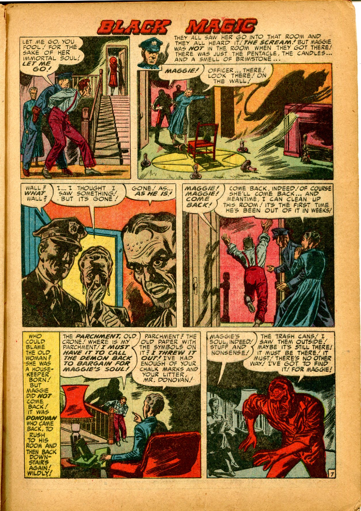 Read online Black Magic (1950) comic -  Issue #8 - 9