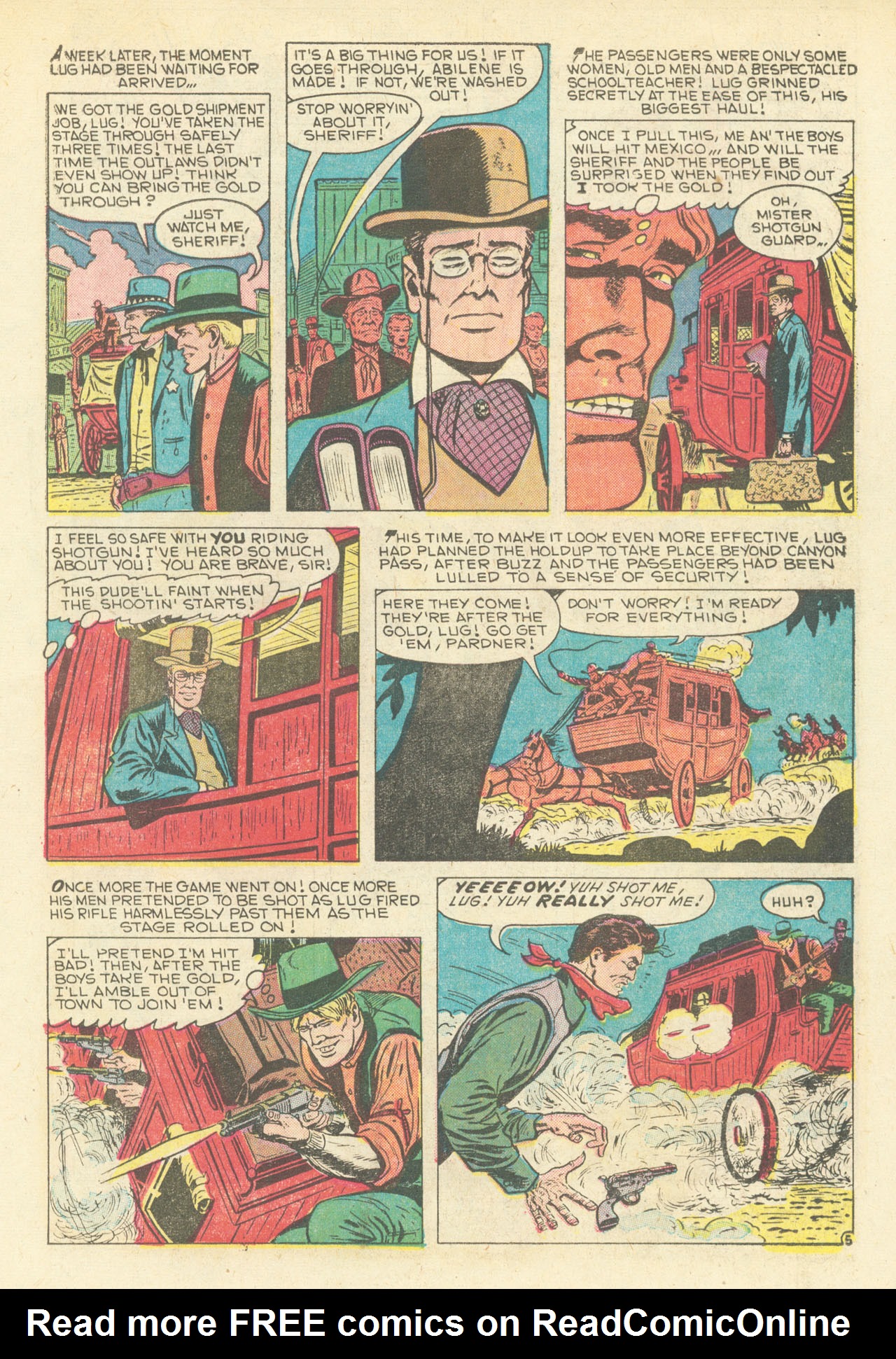 Read online Western Outlaws (1954) comic -  Issue #7 - 15