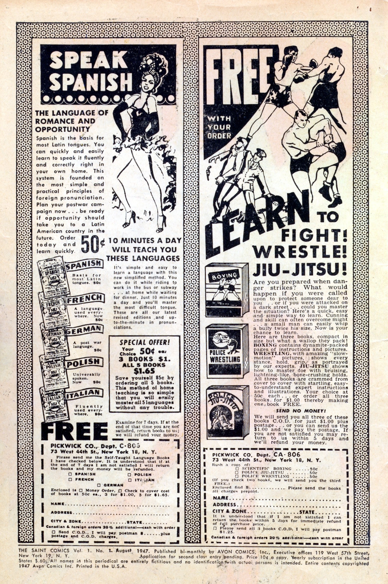 Read online The Saint (1947) comic -  Issue #1 - 2