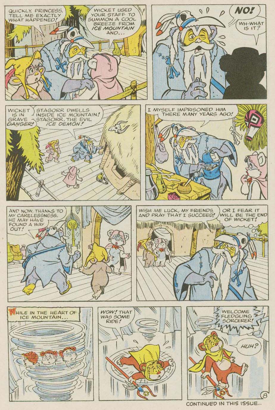 Read online Ewoks (1987) comic -  Issue #6 - 9