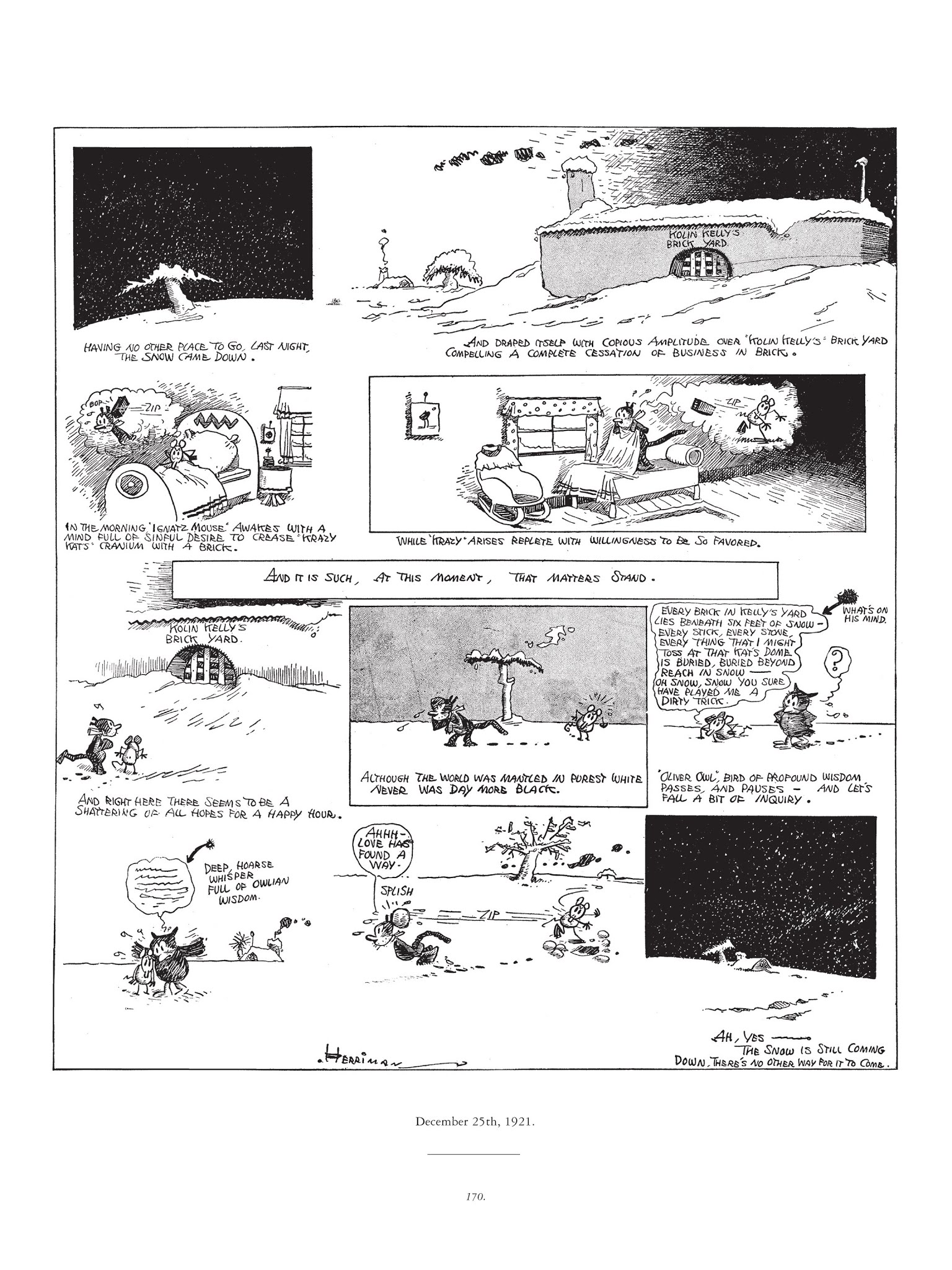 Read online Krazy & Ignatz comic -  Issue # TPB 2 - 170