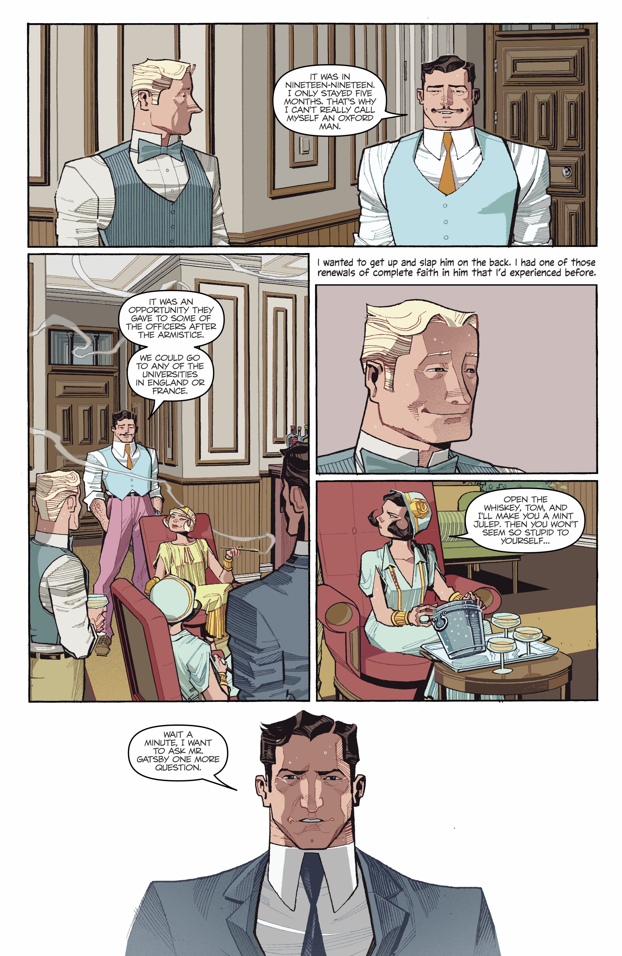 Read online The Great Gatsby comic -  Issue #5 - 19