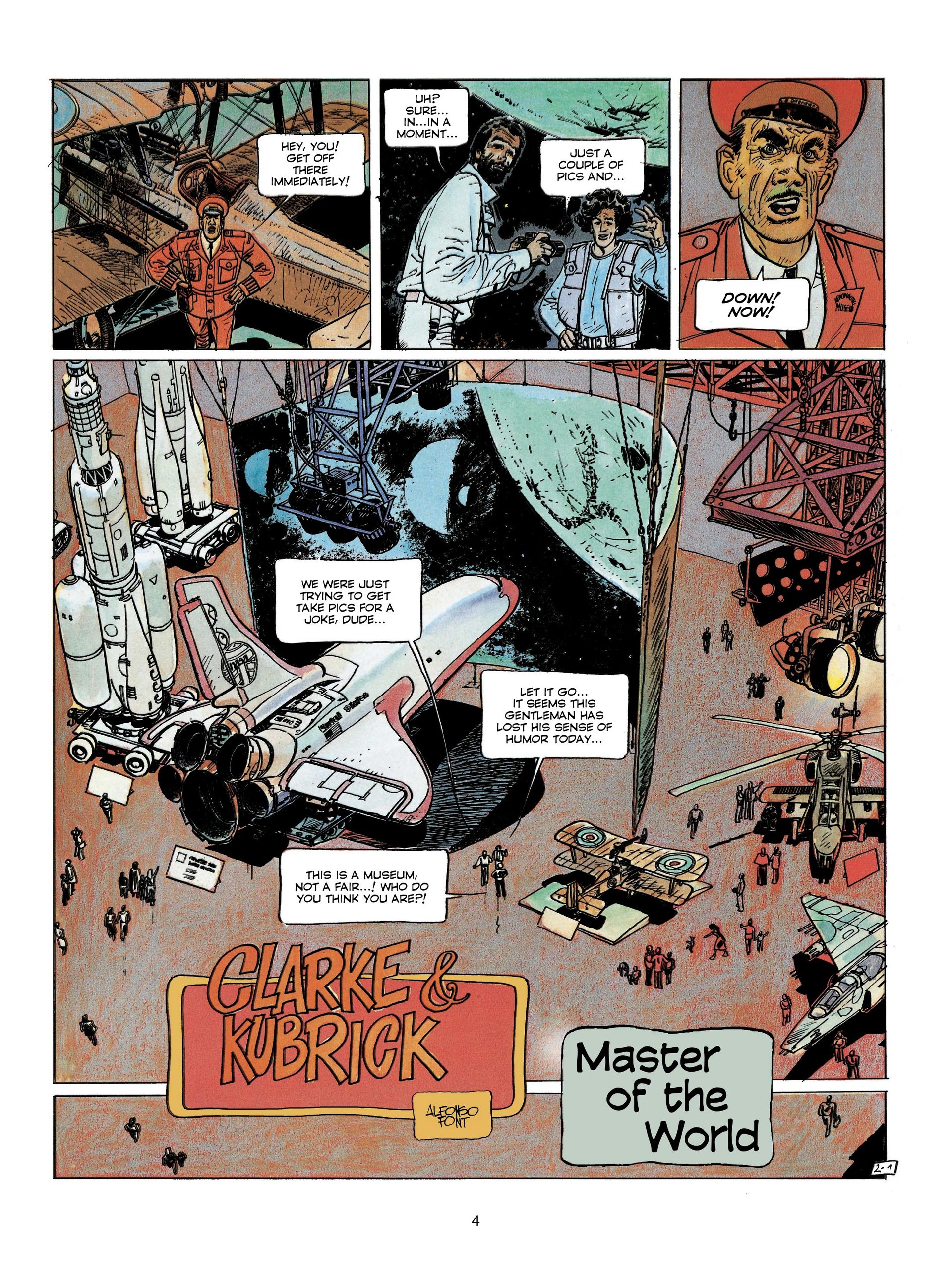 Read online Clarke and Kubrick comic -  Issue #3 - 5