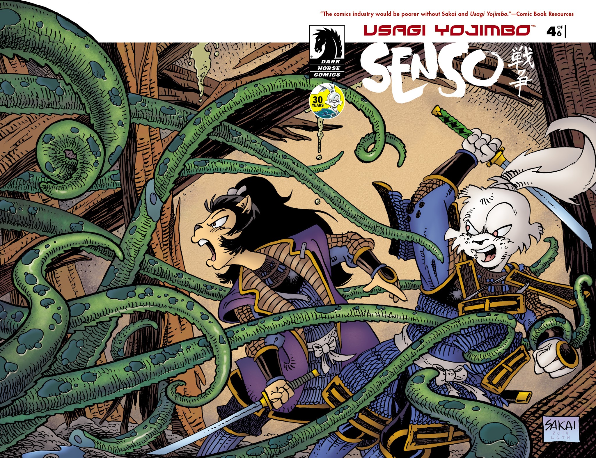 Read online Usagi Yojimbo: Senso comic -  Issue #4 - 28