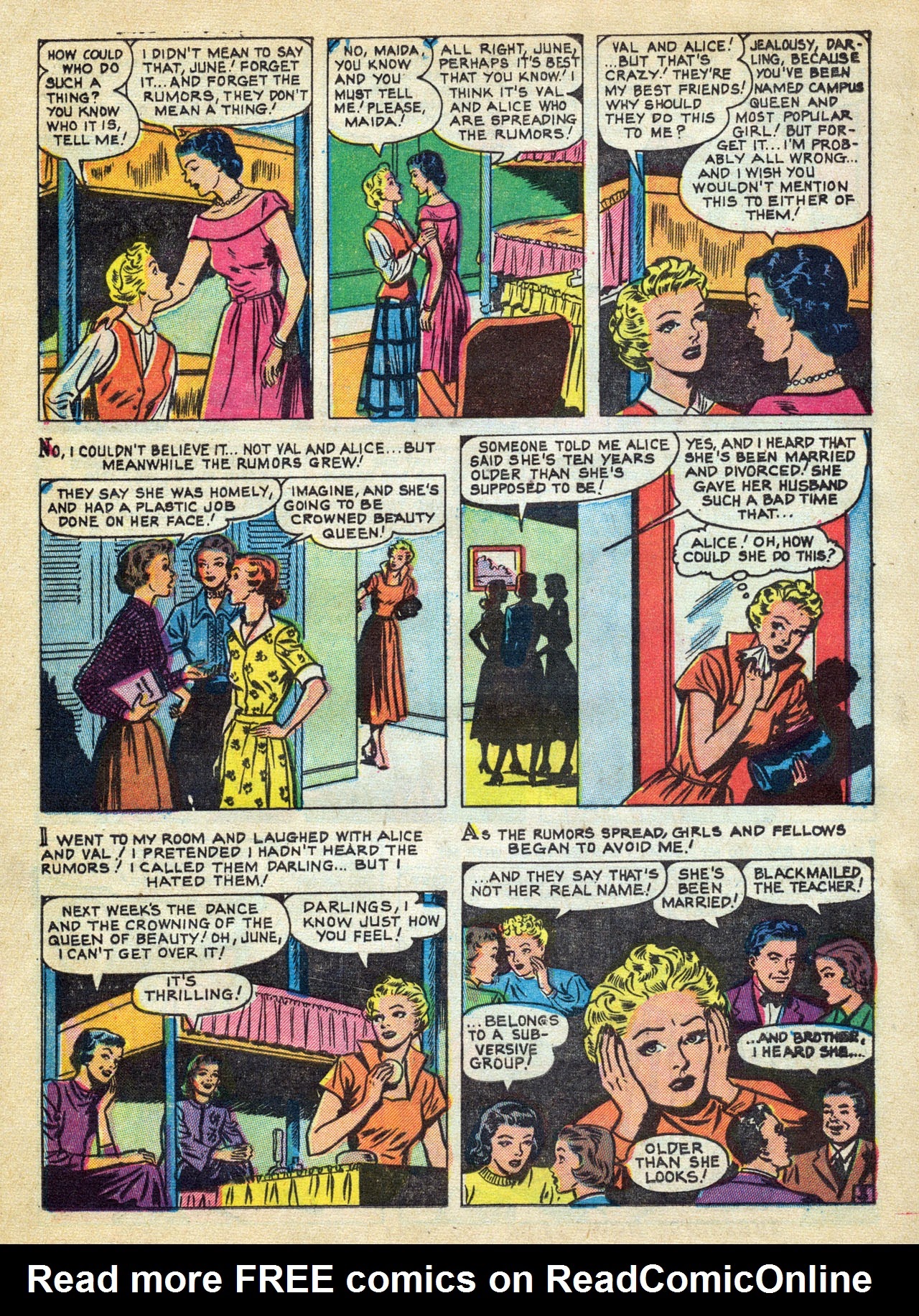 Read online Girl Comics (1949) comic -  Issue #9 - 12