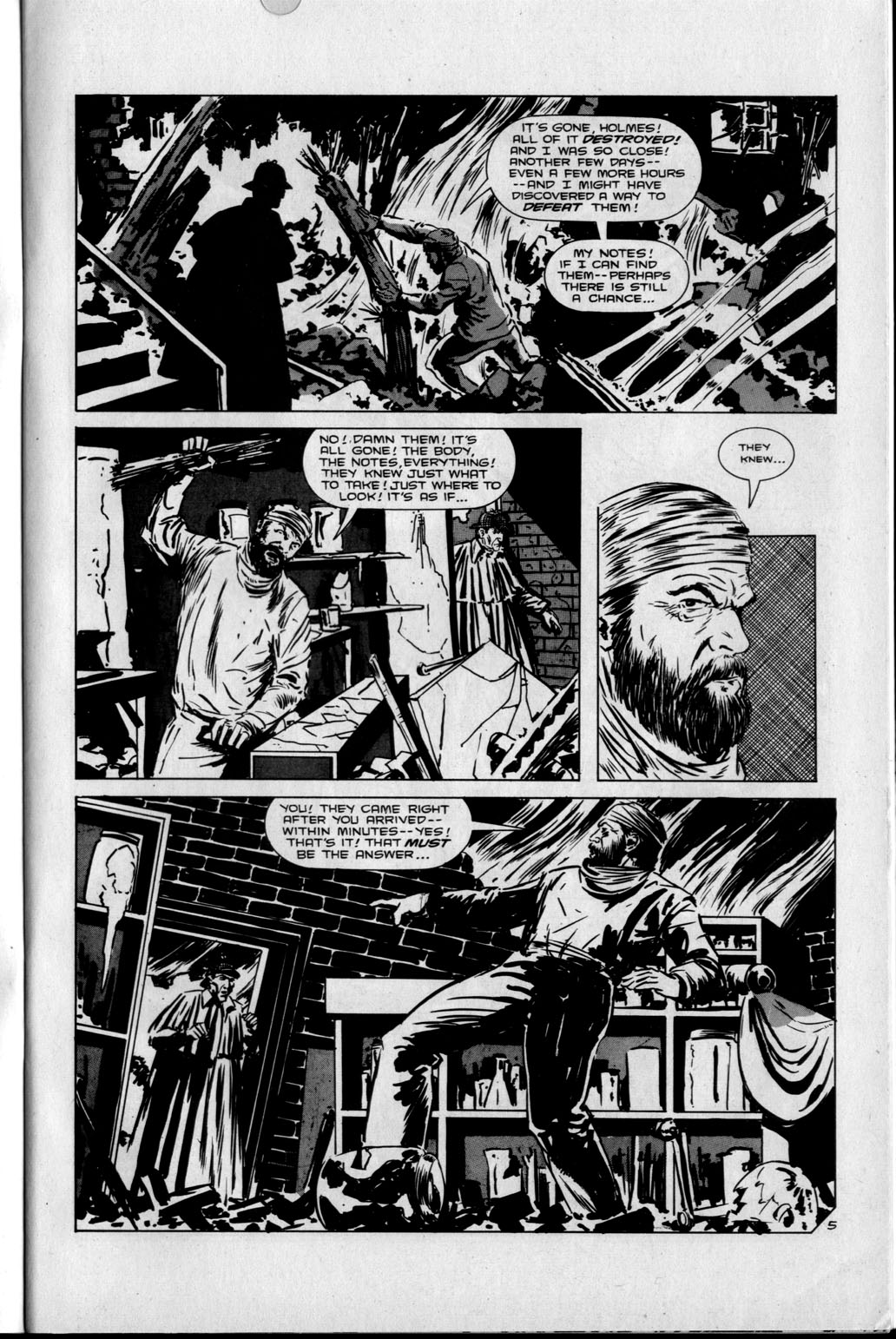 Read online Sherlock Holmes in the Case of the Missing Martian comic -  Issue #3 - 7