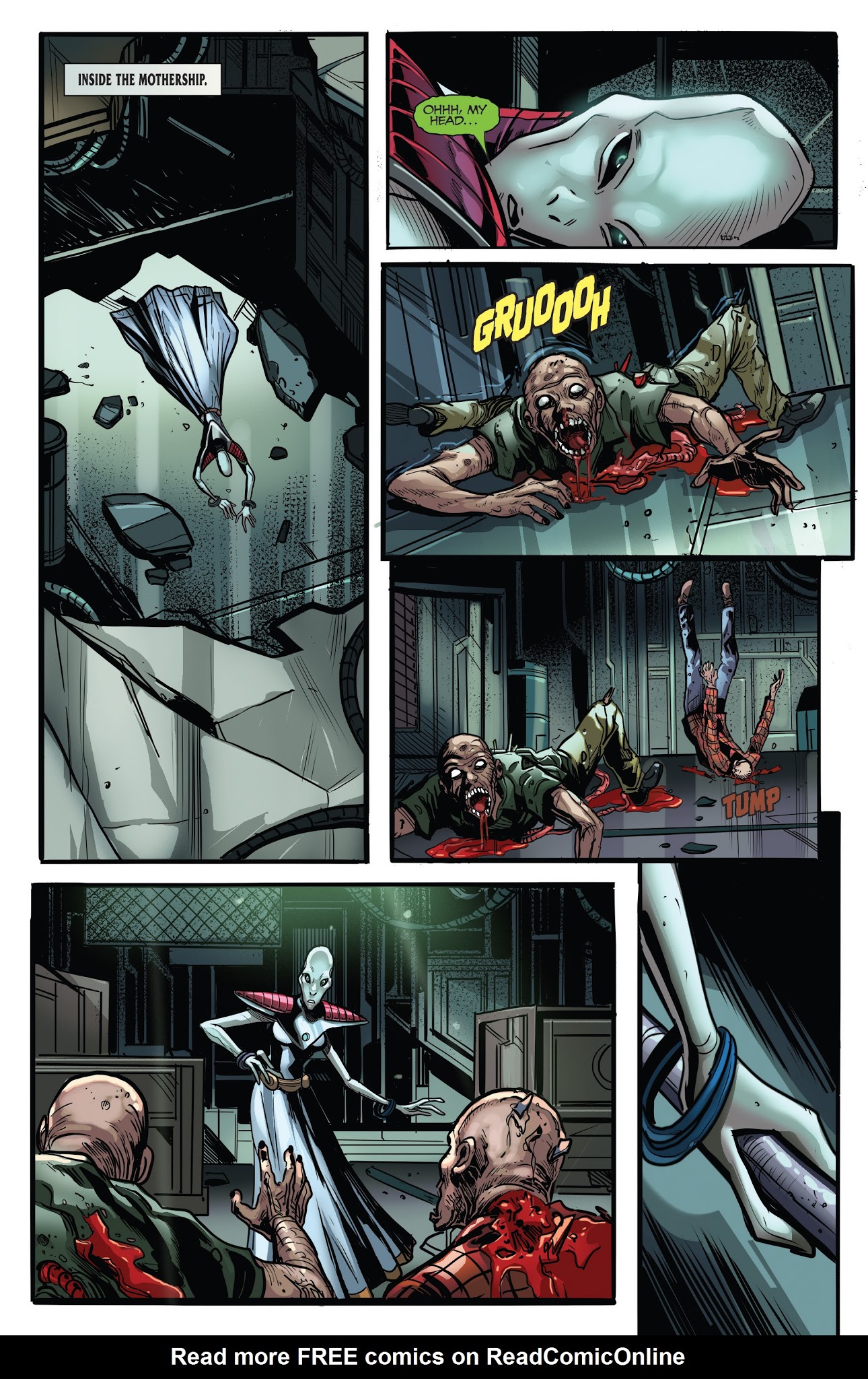 Read online Aliens vs. Zombies comic -  Issue #4 - 13