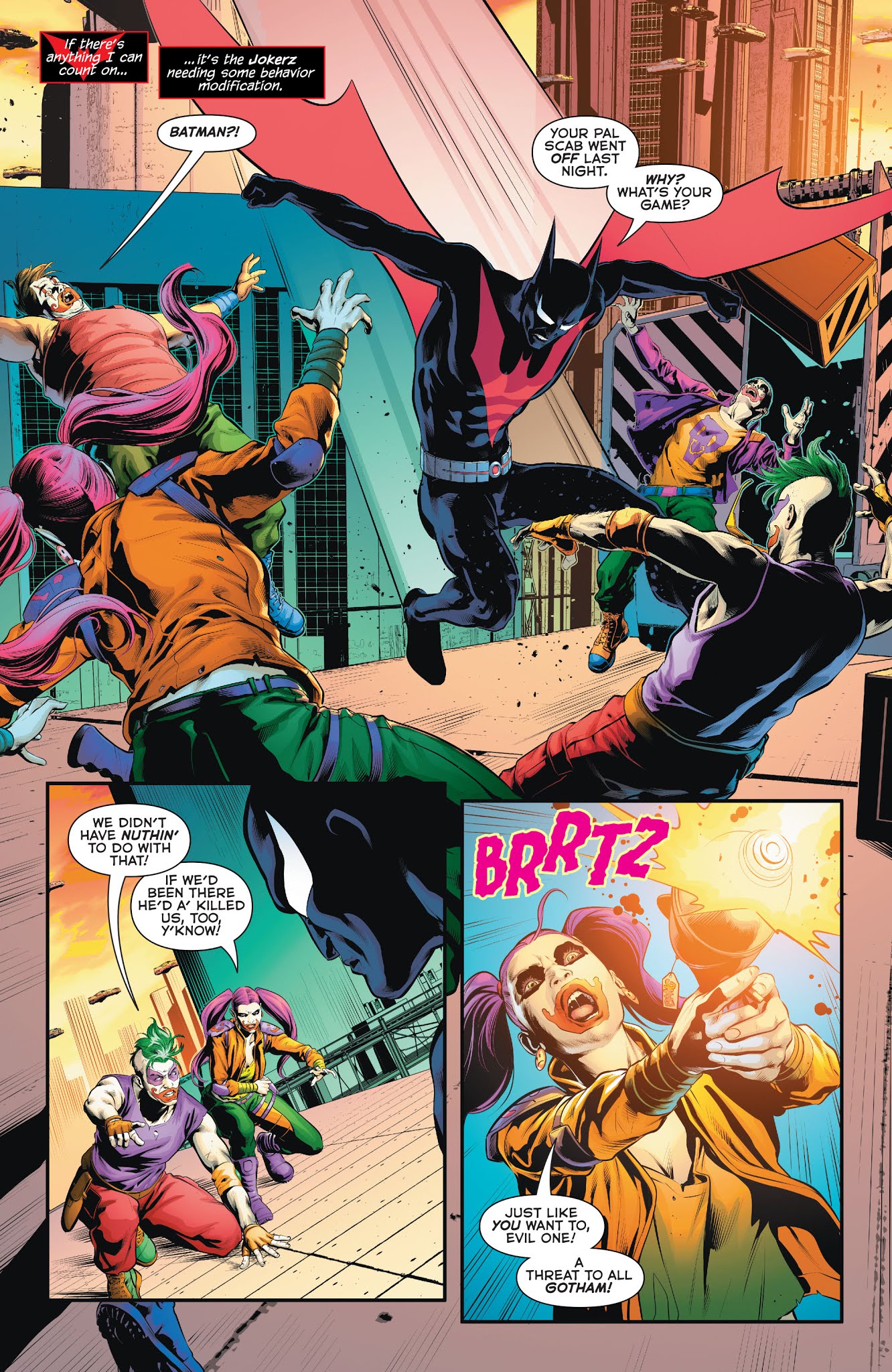Read online Batman Beyond (2016) comic -  Issue #21 - 6