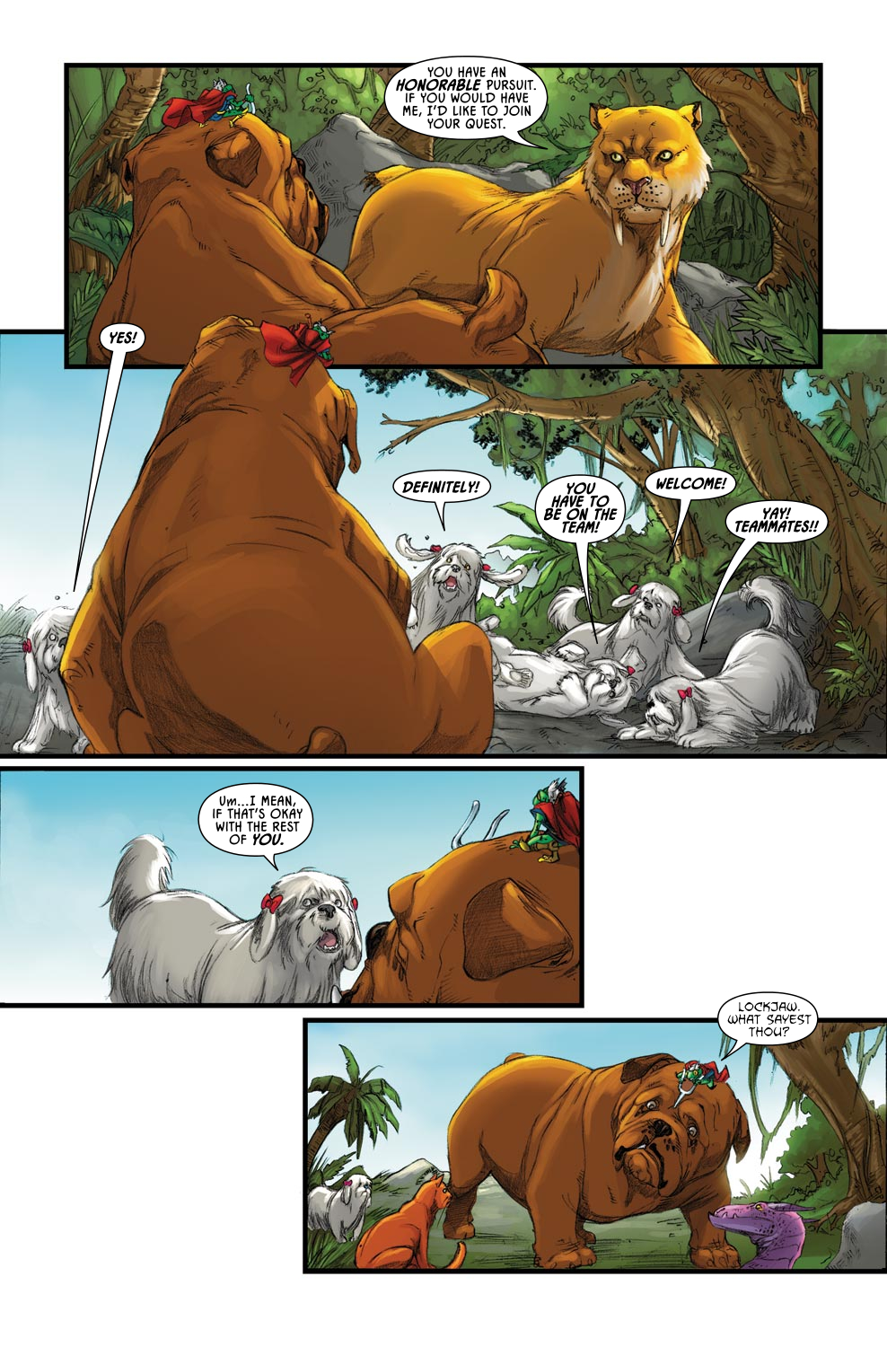 Read online Lockjaw and the Pet Avengers comic -  Issue #2 - 5