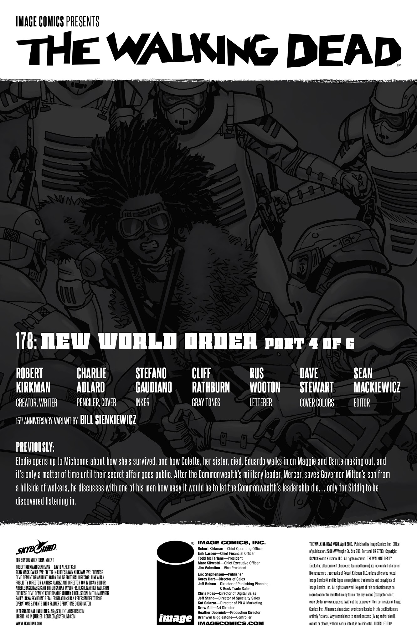 Read online The Walking Dead comic -  Issue #178 - 2