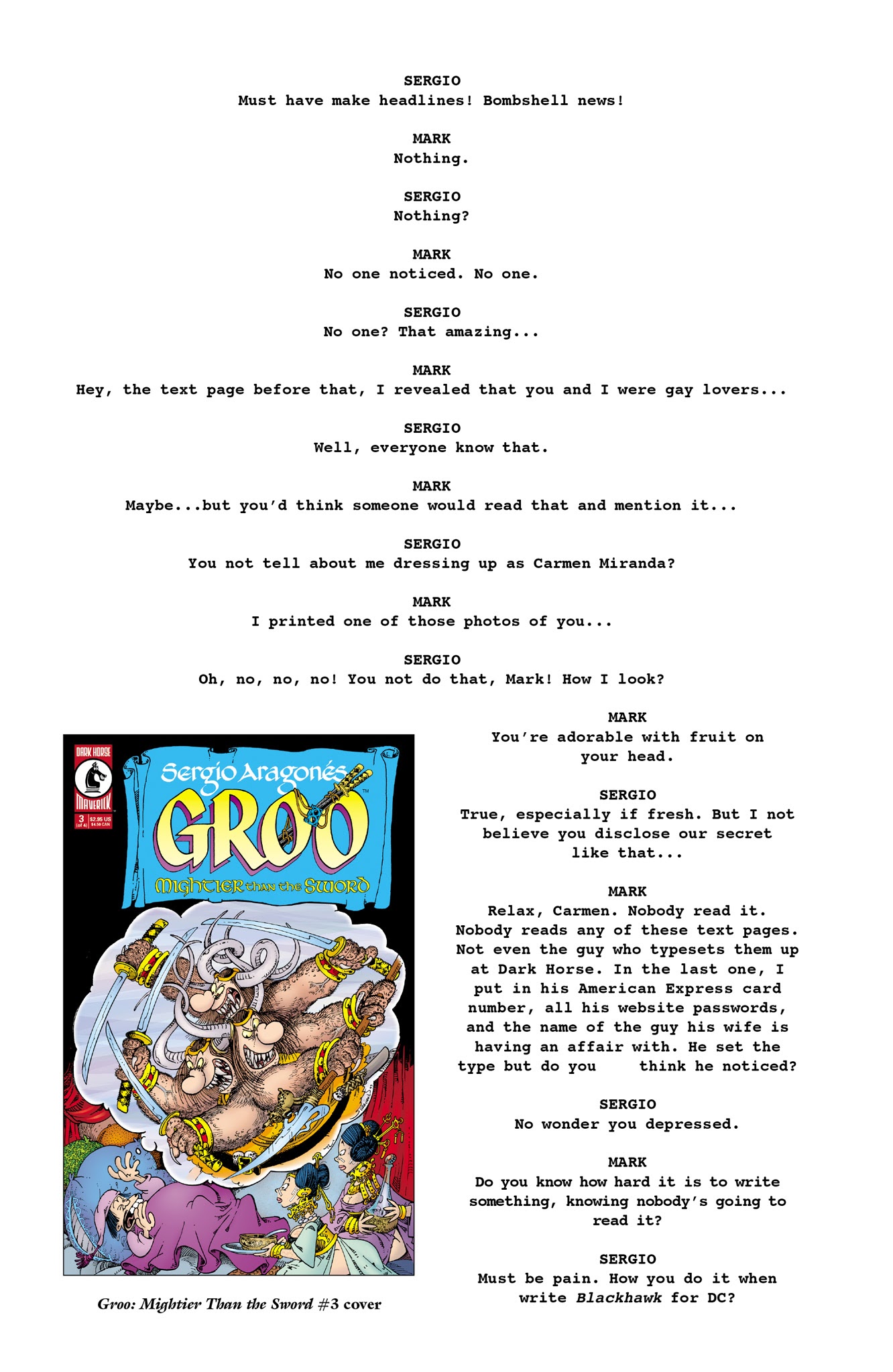 Read online Sergio Aragonés' Groo: Mightier Than the Sword comic -  Issue # _TPB - 111