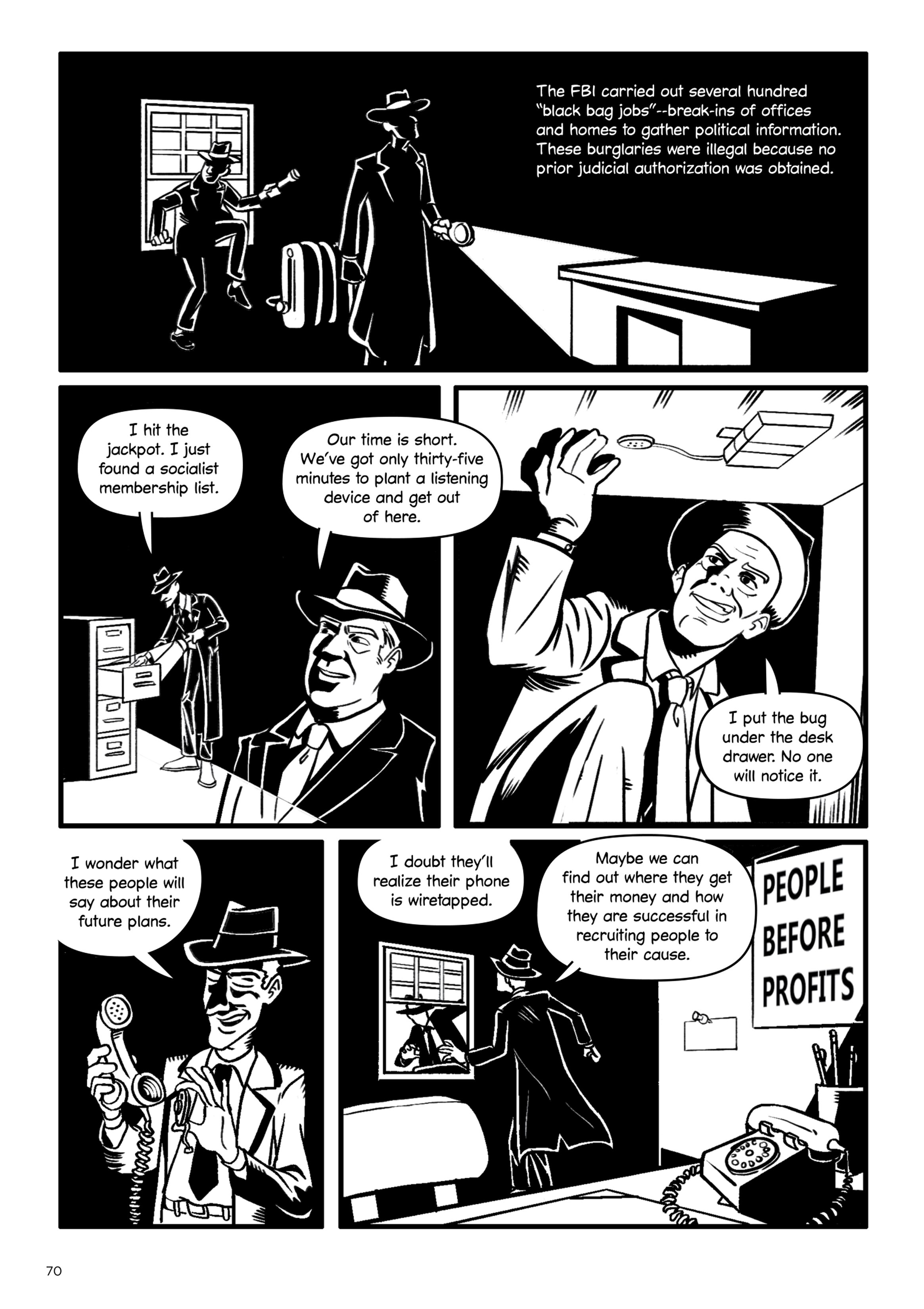 Read online The Machine Never Blinks: A Graphic History of Spying and Surveillance comic -  Issue # TPB - 80