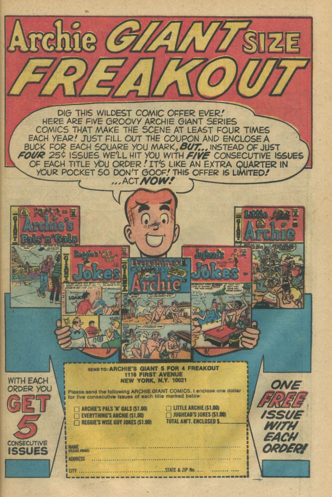 Read online Reggie's Wise Guy Jokes comic -  Issue #10 - 31