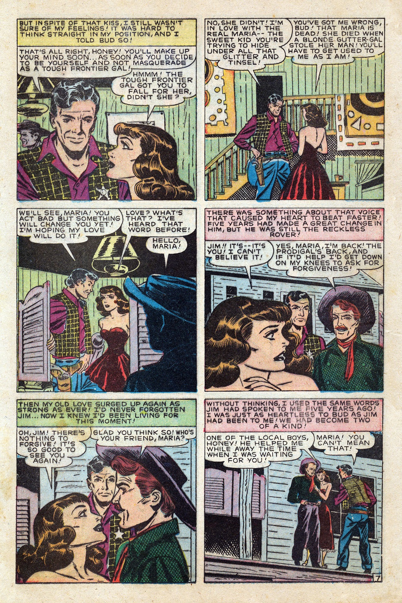 Read online Western Life Romances comic -  Issue #1 - 20