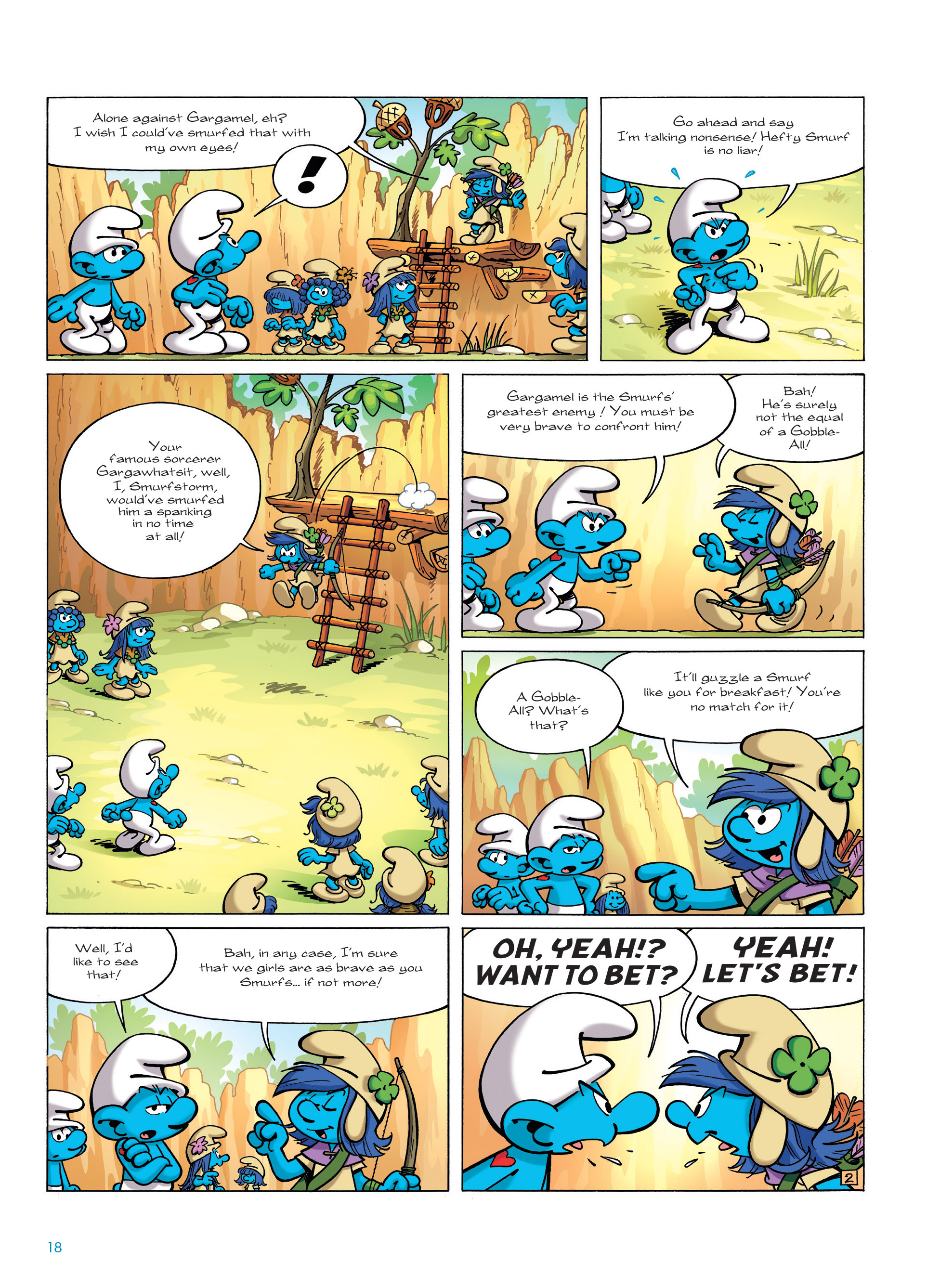 Read online Smurfs: The Village Behind The Wall comic -  Issue #1 - 18