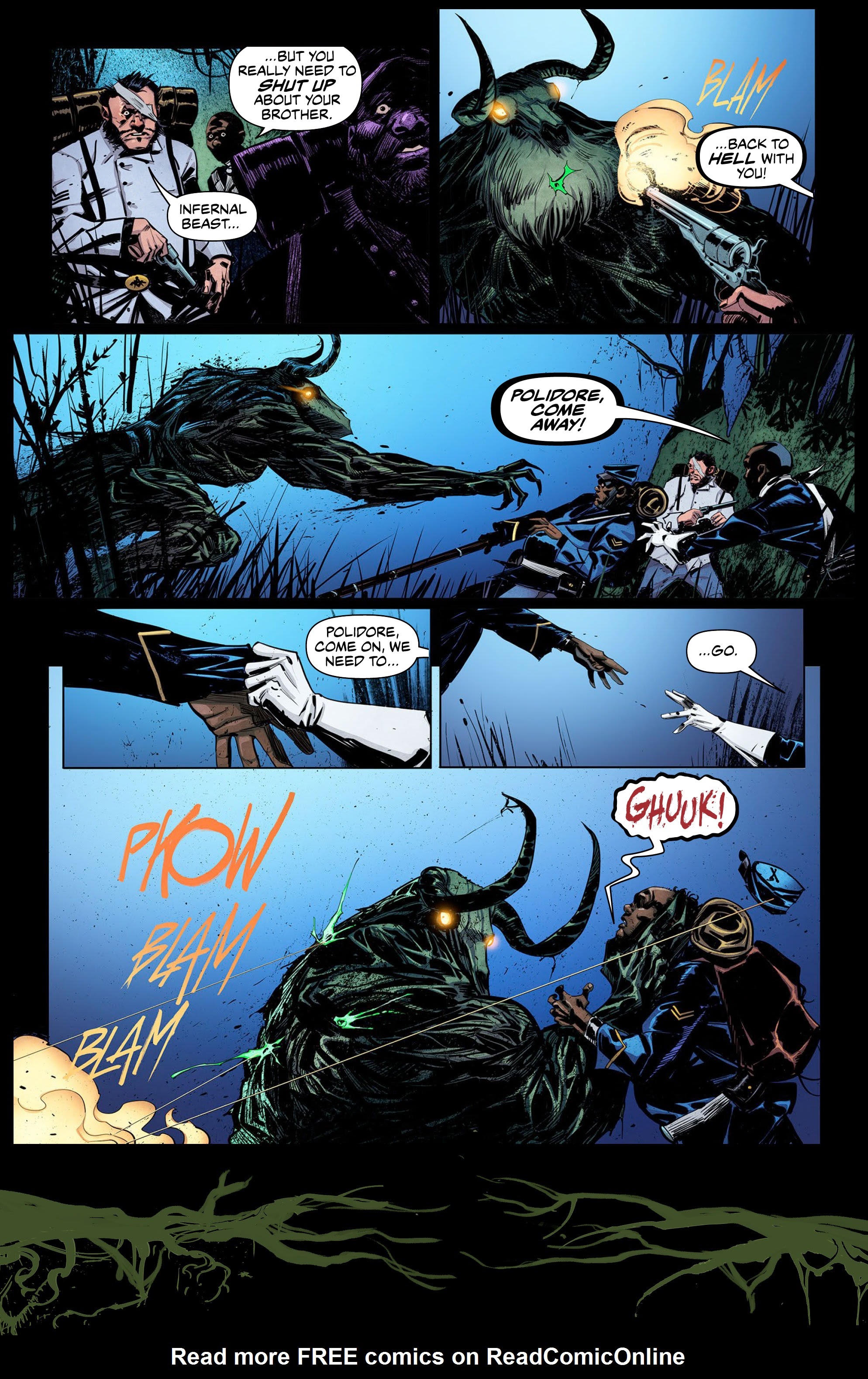 Read online Swamp God comic -  Issue #3 - 12