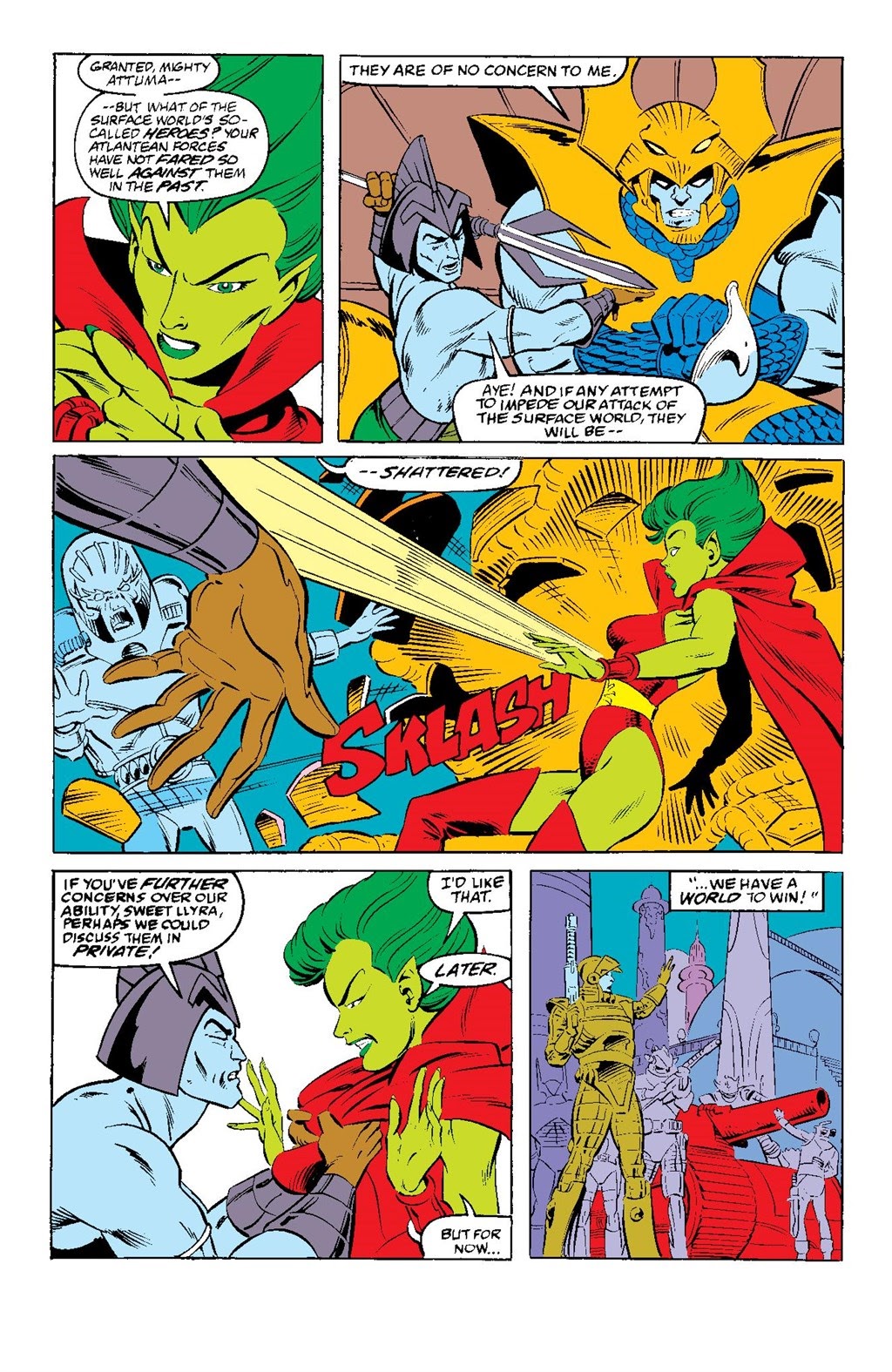 Read online Atlantis Attacks comic -  Issue # _The Original Epic (Part 1) - 36