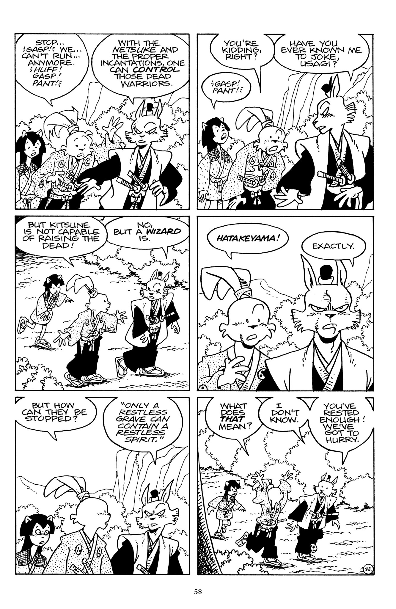 Read online The Usagi Yojimbo Saga comic -  Issue # TPB 7 - 57