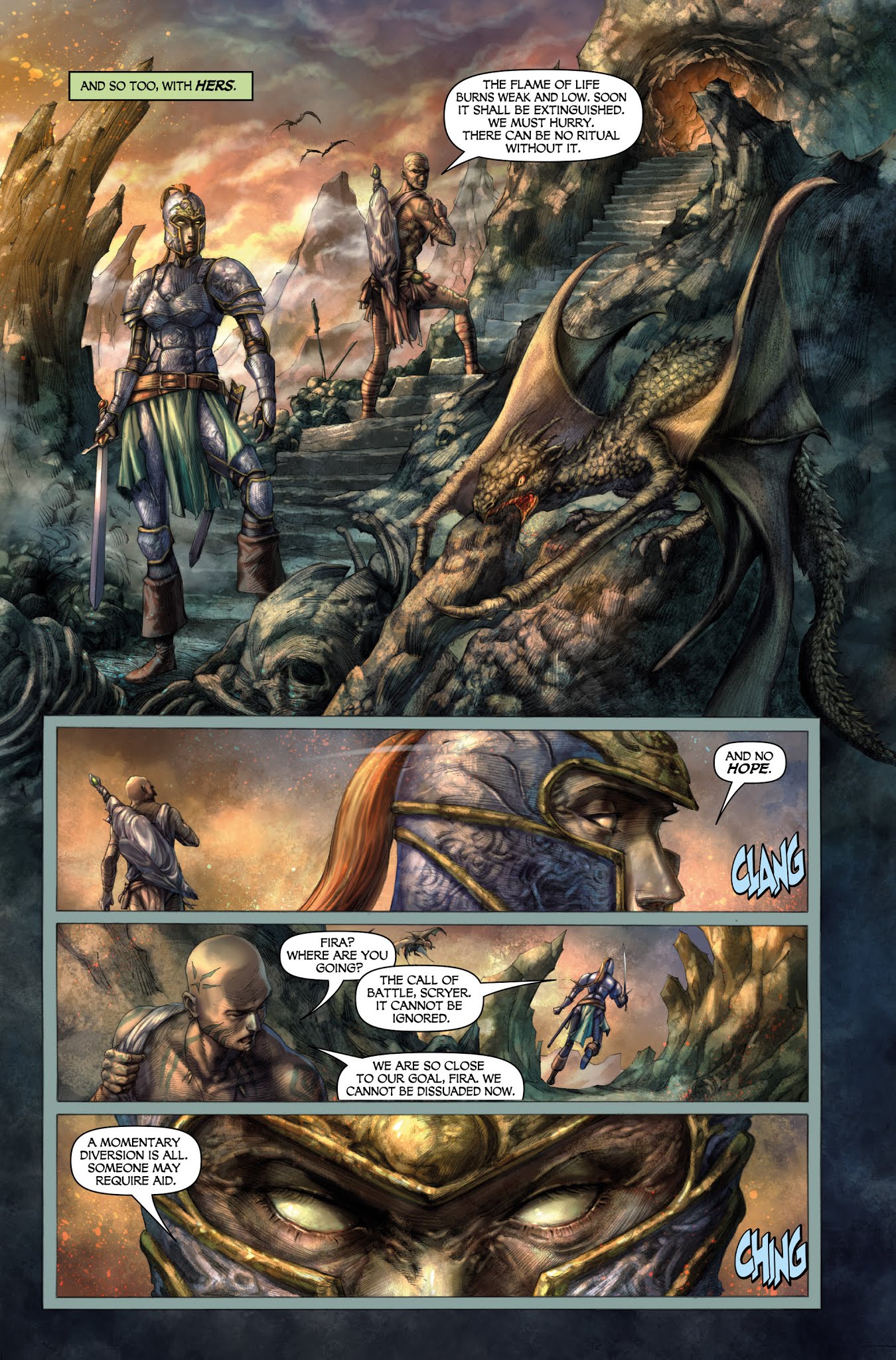 Read online Dark Souls: The Breath of Andolus comic -  Issue #4 - 5
