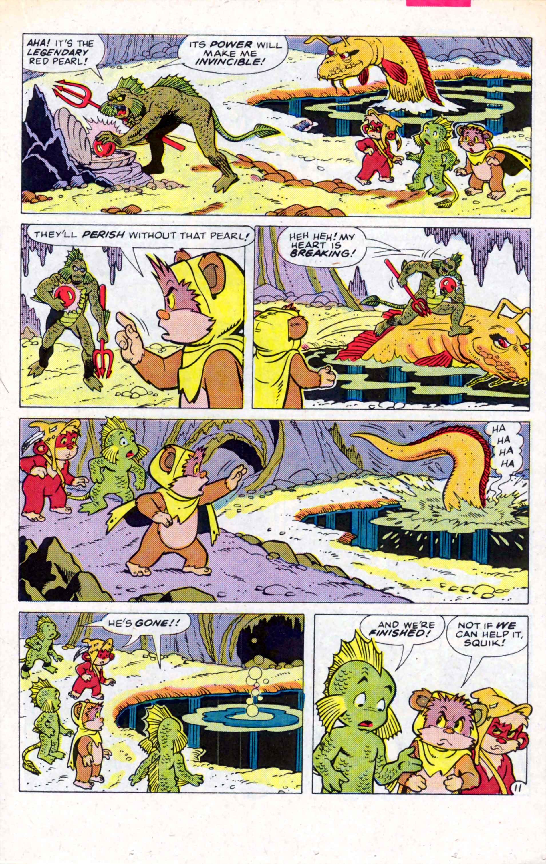 Read online Ewoks (1987) comic -  Issue #9 - 12
