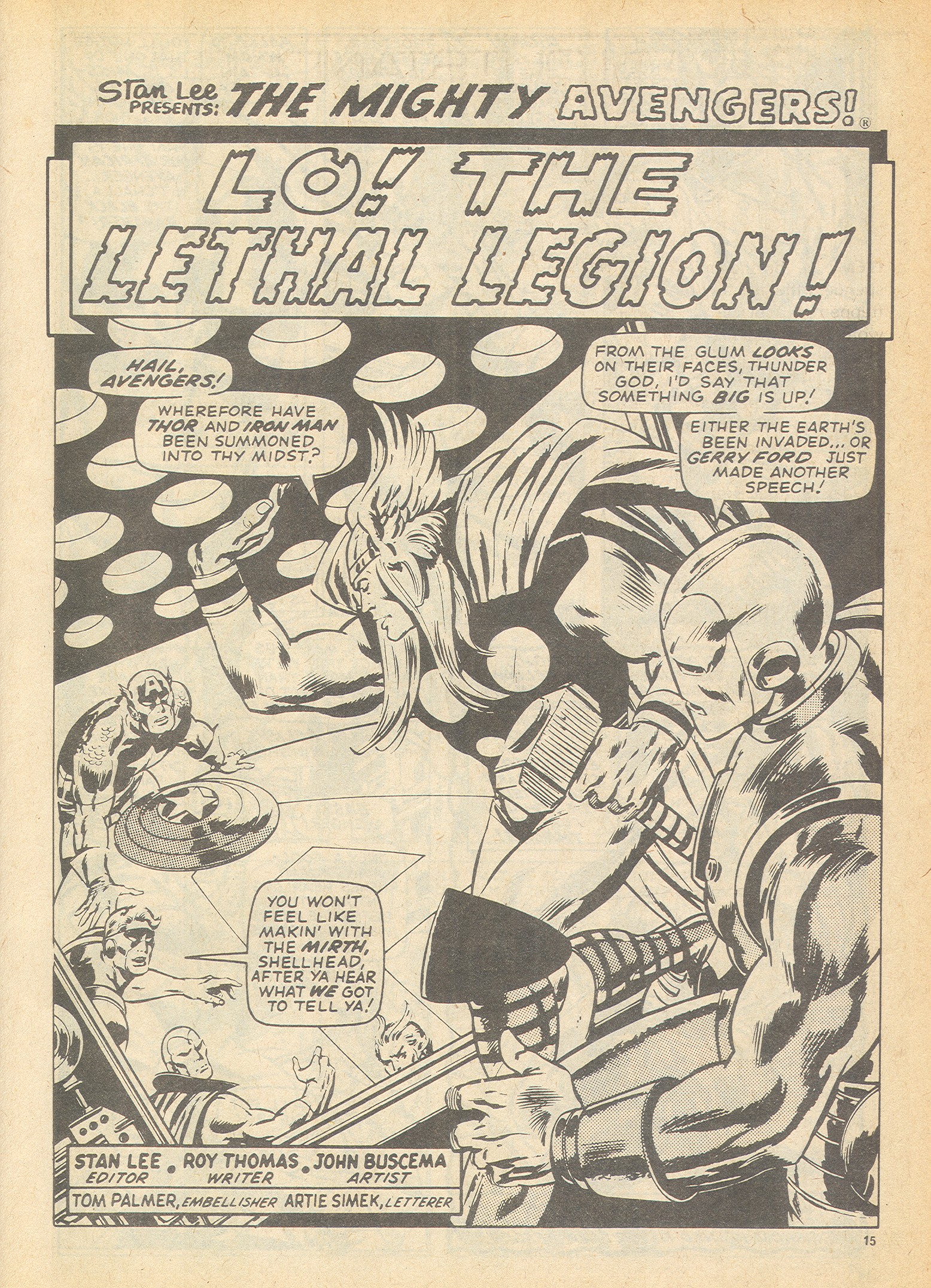 Read online The Avengers (1973) comic -  Issue #122 - 14