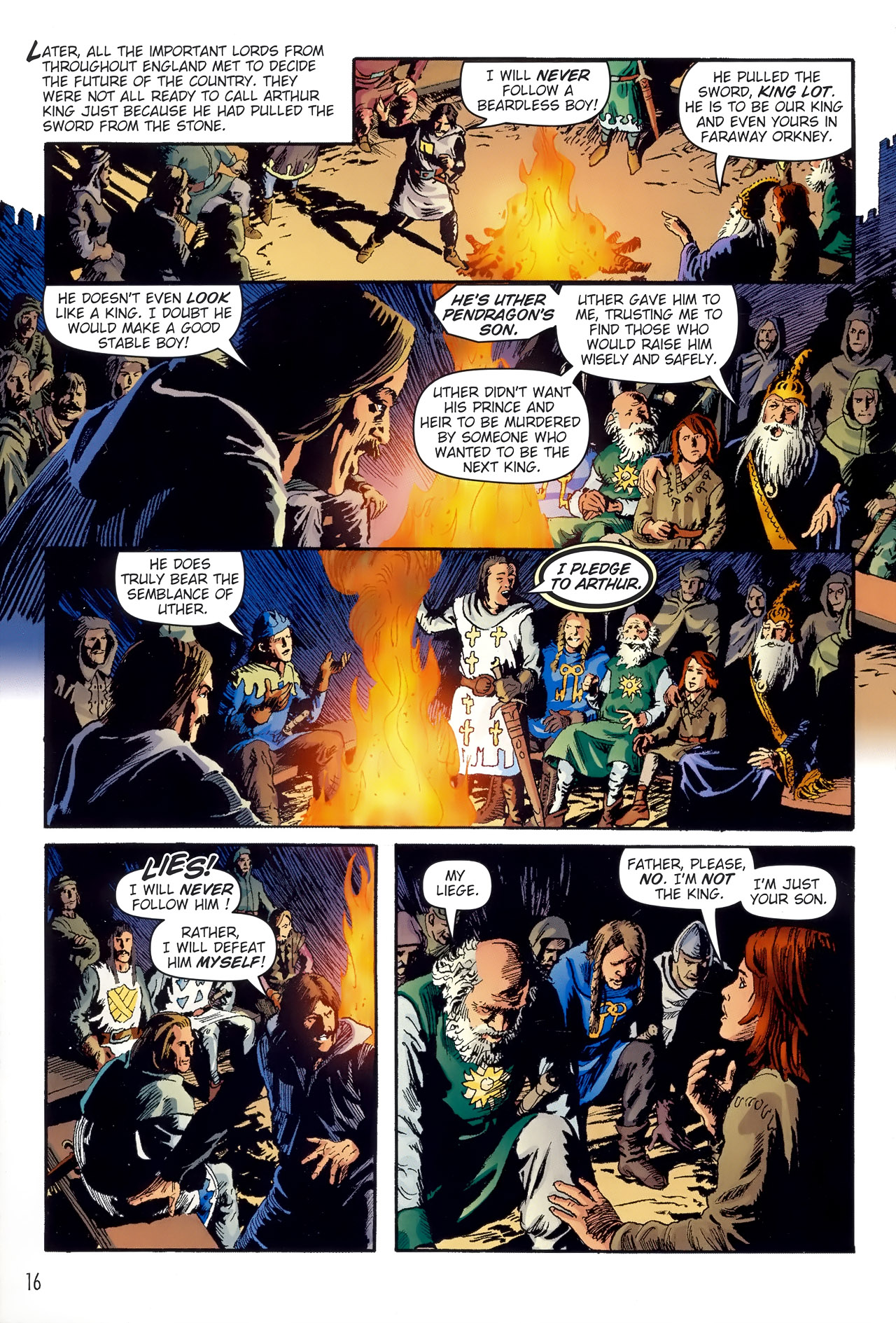 Read online King Arthur - Excalibur Unsheated comic -  Issue # Full - 16