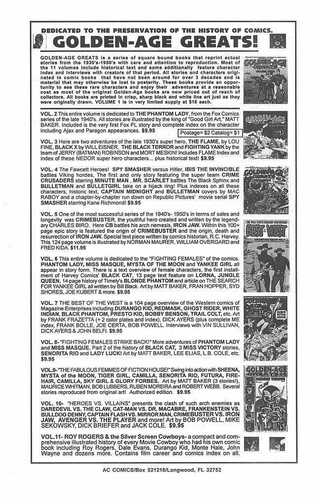 Read online Official Golden-Age Hero & Heroine Directory comic -  Issue # TPB - 73