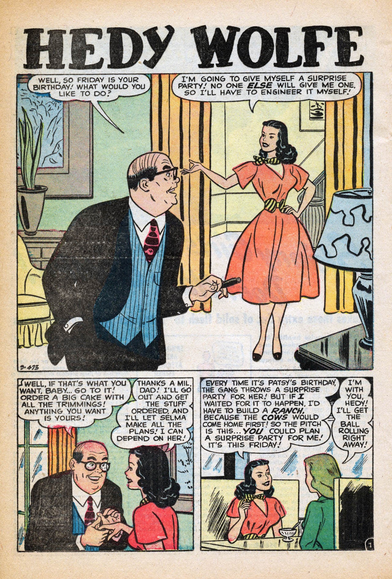 Read online Patsy and her Pals comic -  Issue #5 - 12
