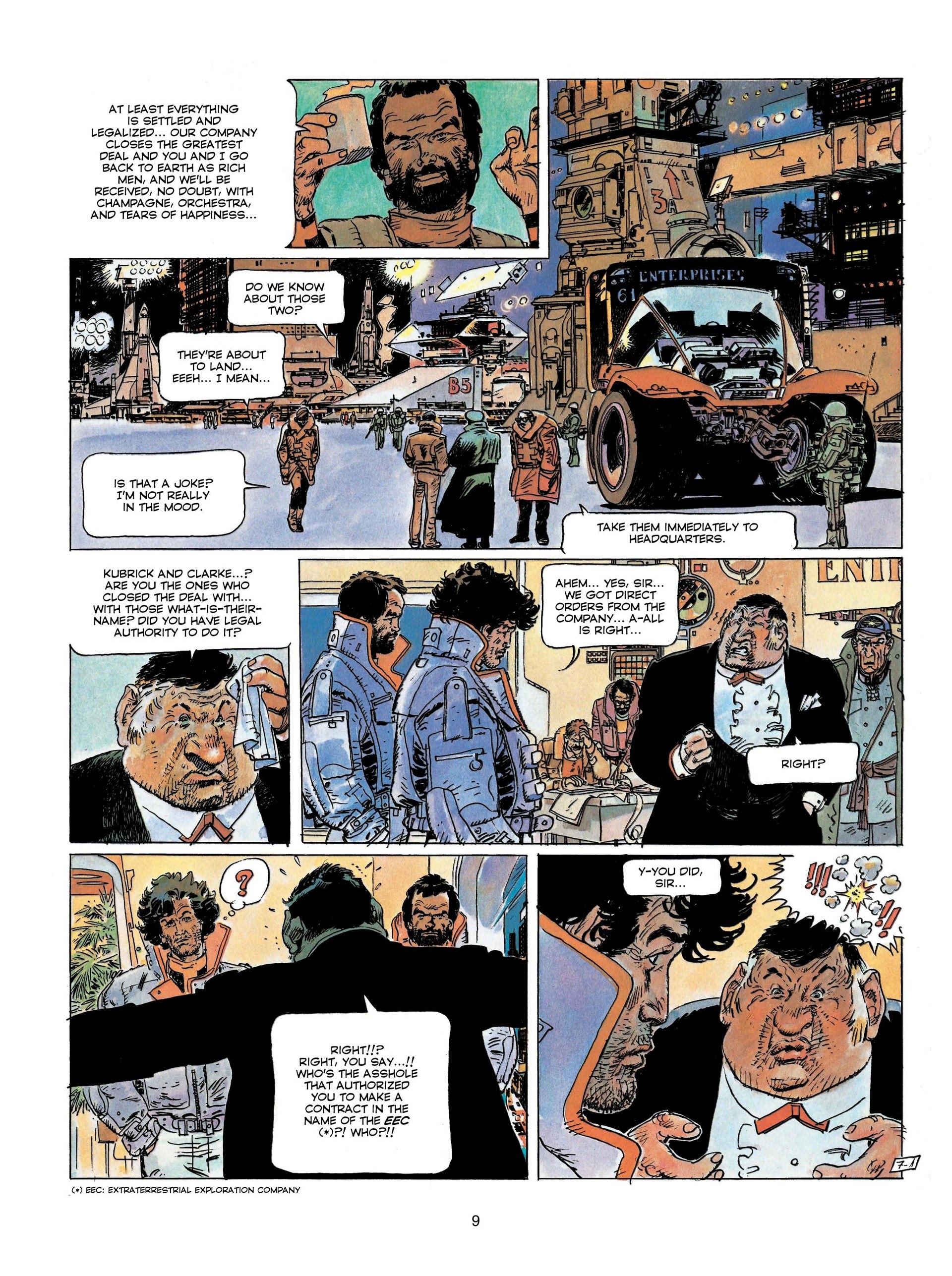 Read online Clarke and Kubrick comic -  Issue #2 - 10