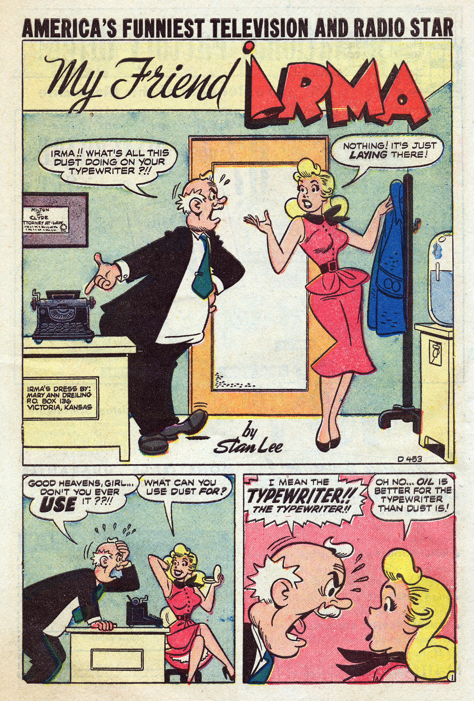 Read online My Friend Irma comic -  Issue #38 - 10