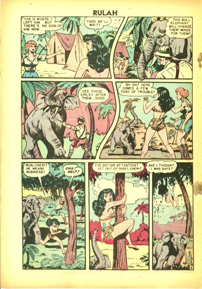 Read online Rulah - Jungle Goddess comic -  Issue #19 - 21