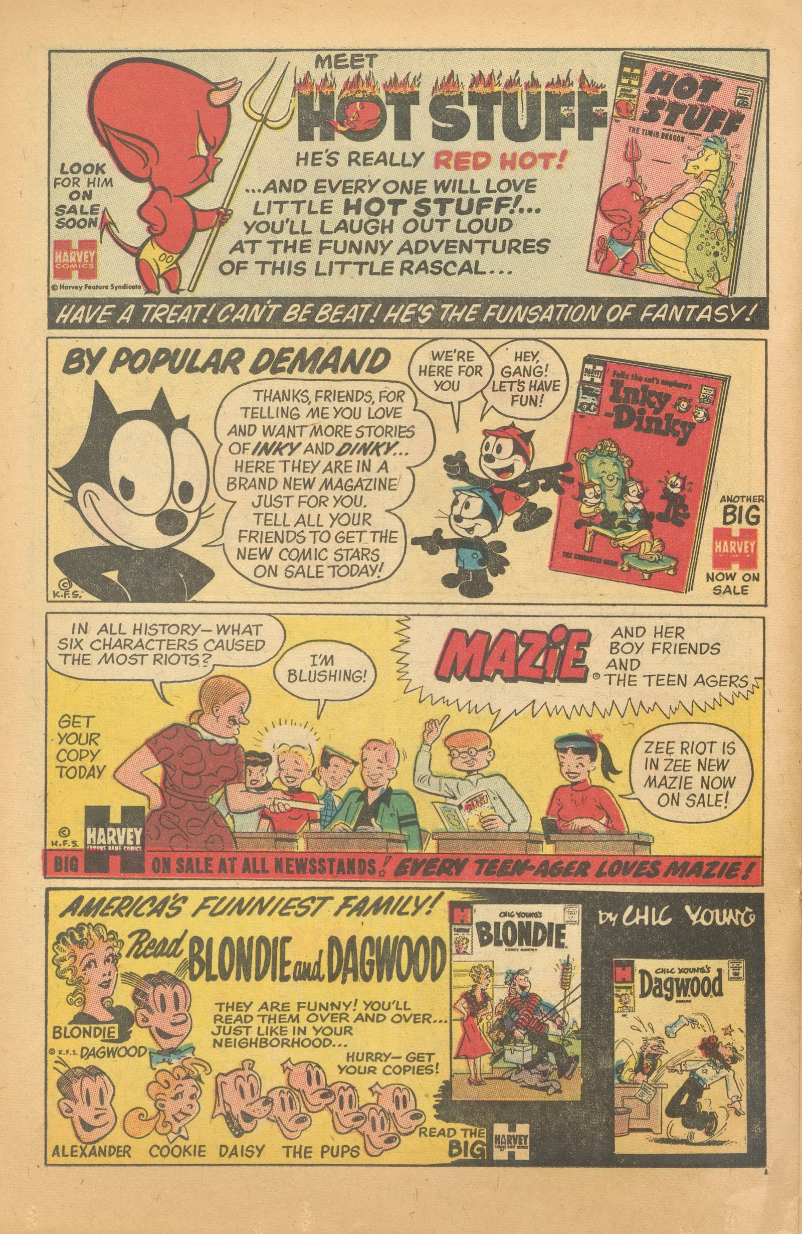 Read online Felix the Cat (1955) comic -  Issue #95 - 20