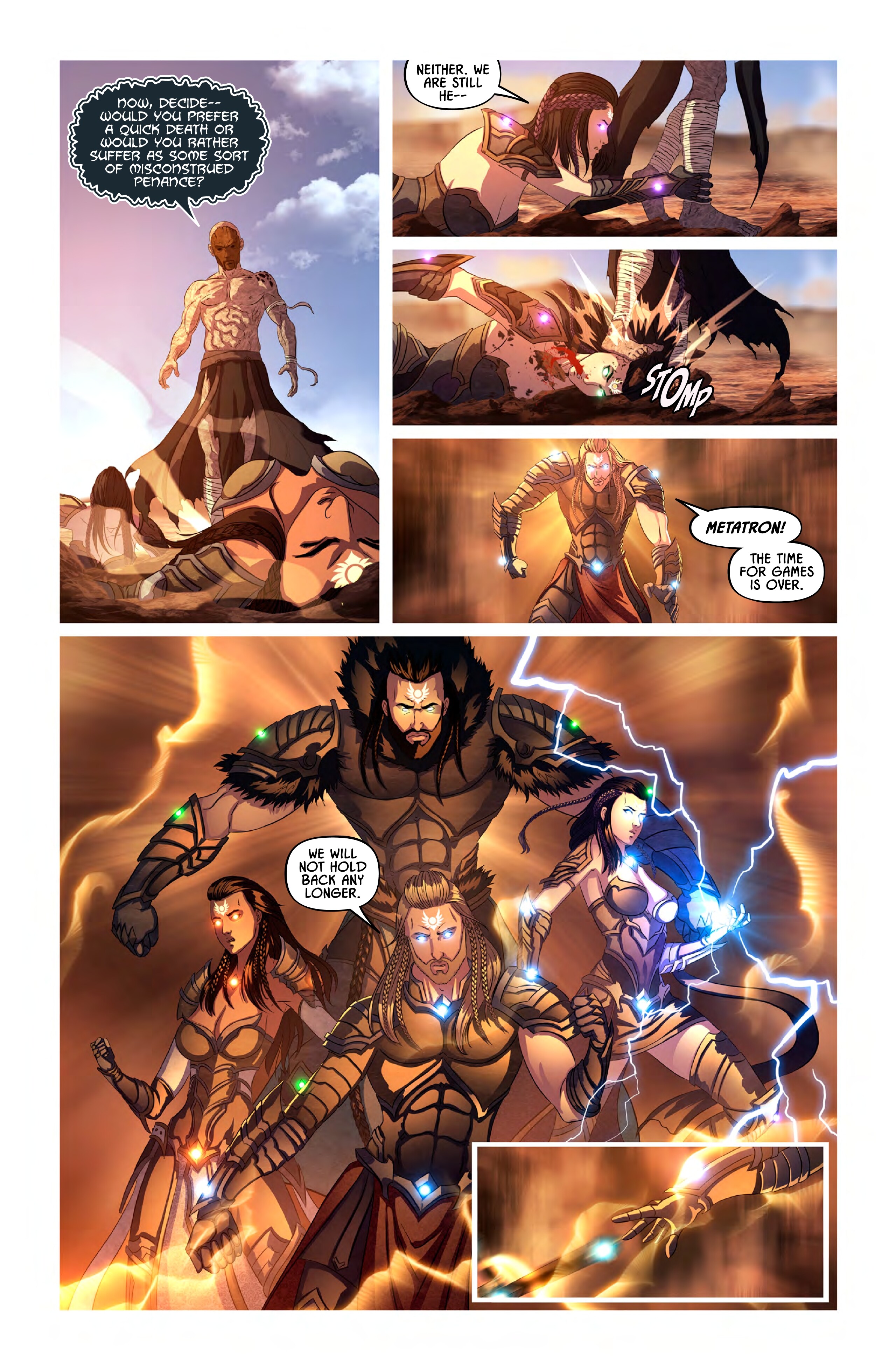 Read online Knights of the Golden Sun comic -  Issue #14 - 10