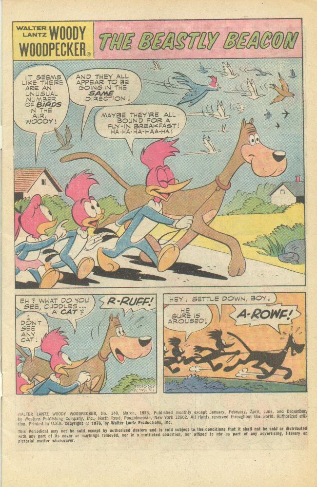 Read online Walter Lantz Woody Woodpecker (1962) comic -  Issue #149 - 3