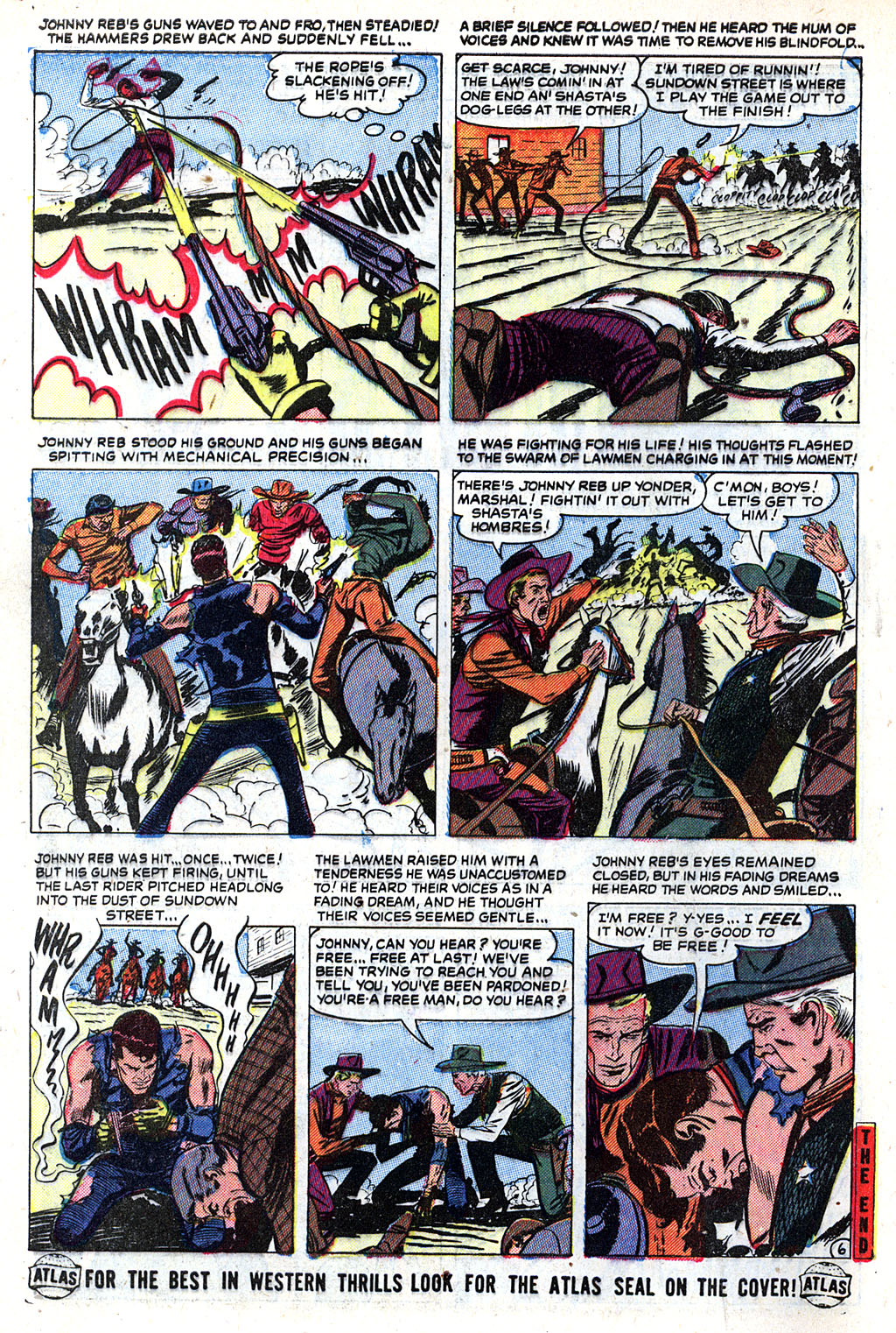 Read online Western Outlaws (1954) comic -  Issue #5 - 8